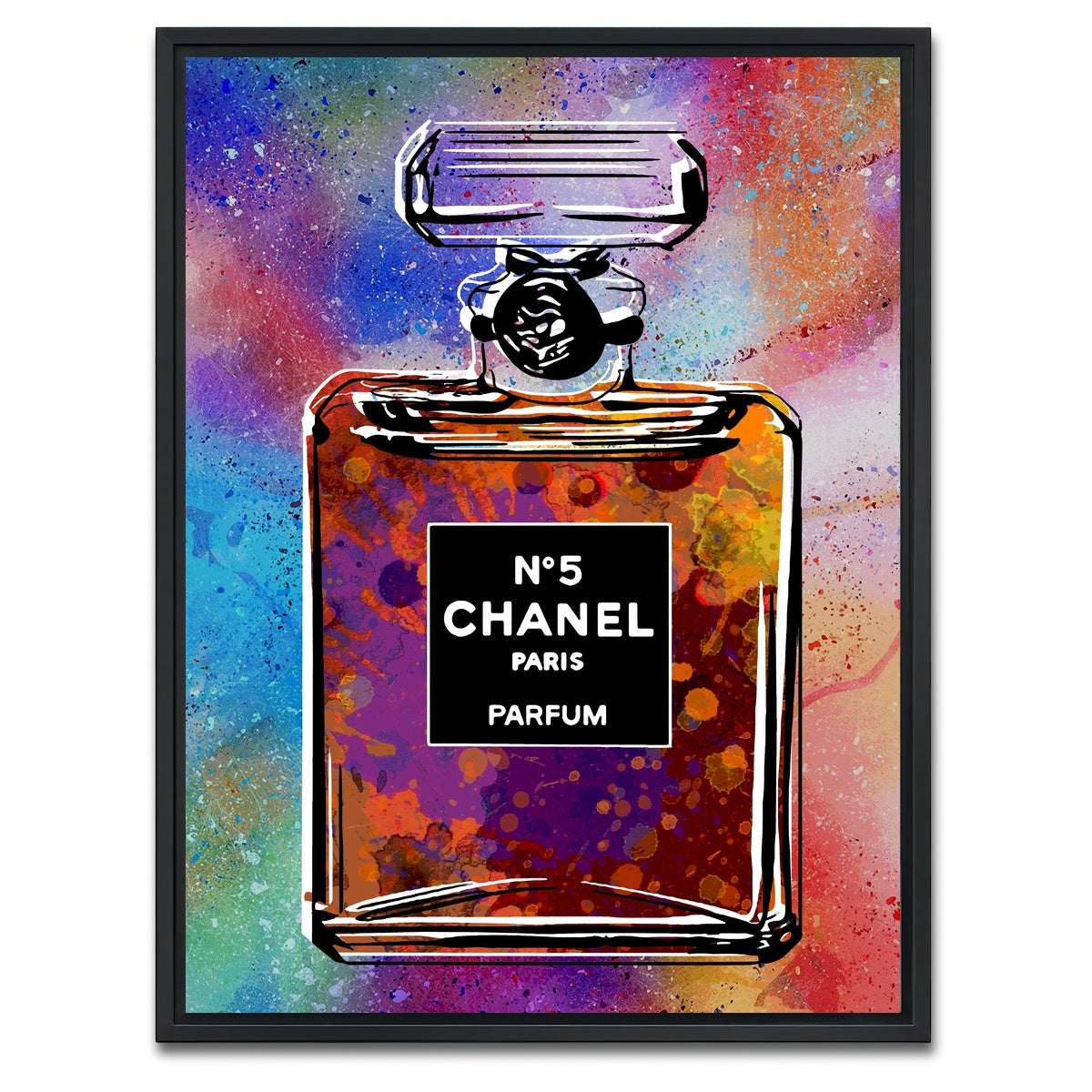 AUTO-MOCKUP WHITE | Perfume | 1 Piece | Black Framed Canvas | group=3x4