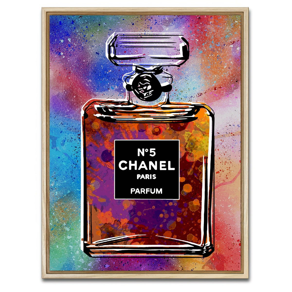 AUTO-MOCKUP WHITE | Perfume | 1 Piece | Natural Framed Canvas | group=3x4