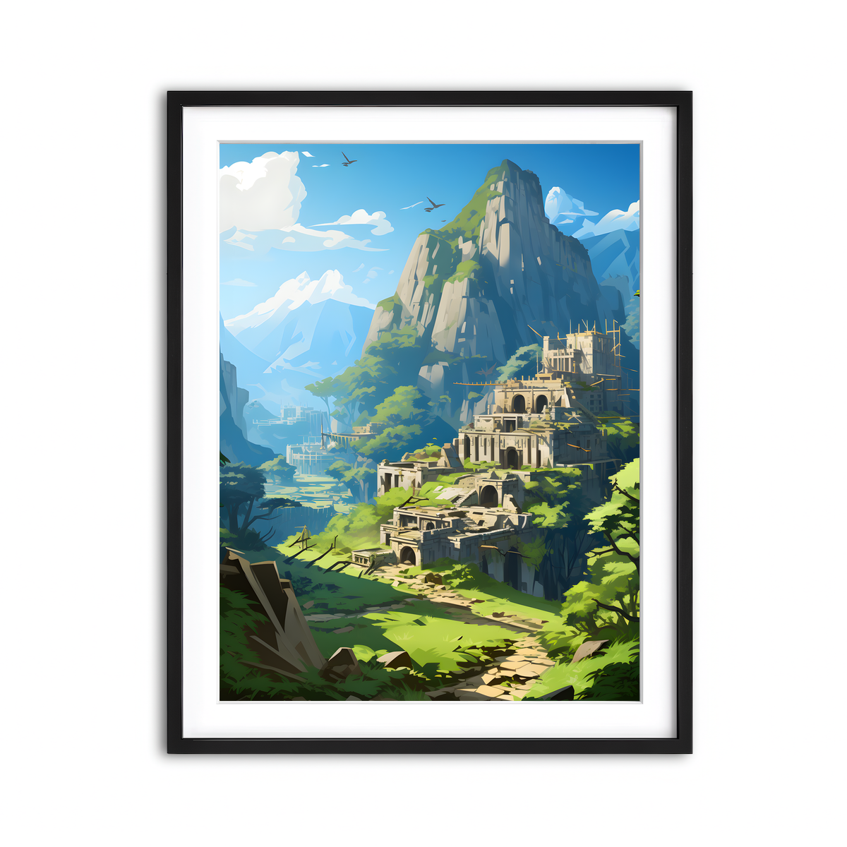 Framed Print 3x4 Black