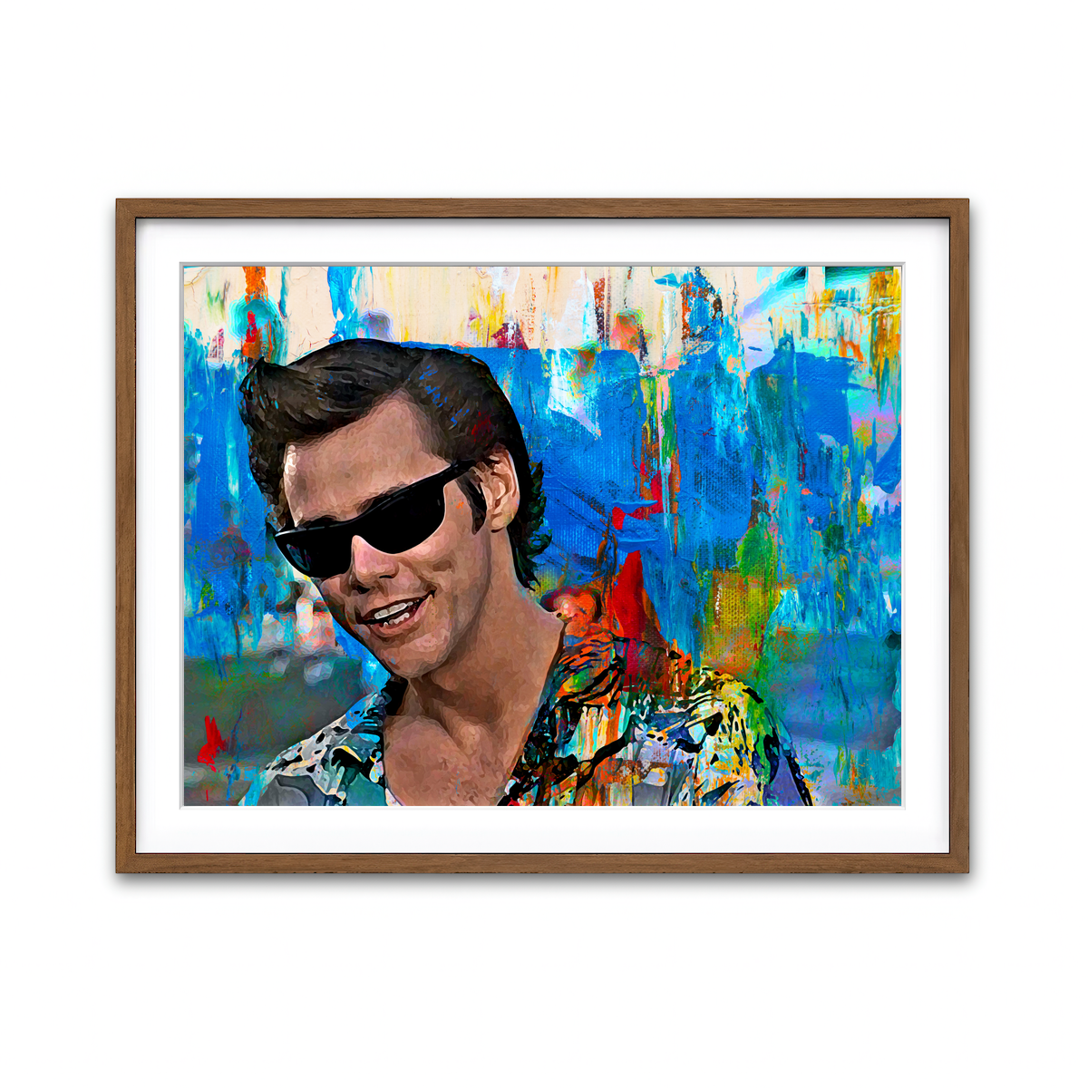 Framed Print 4x3 Walnut