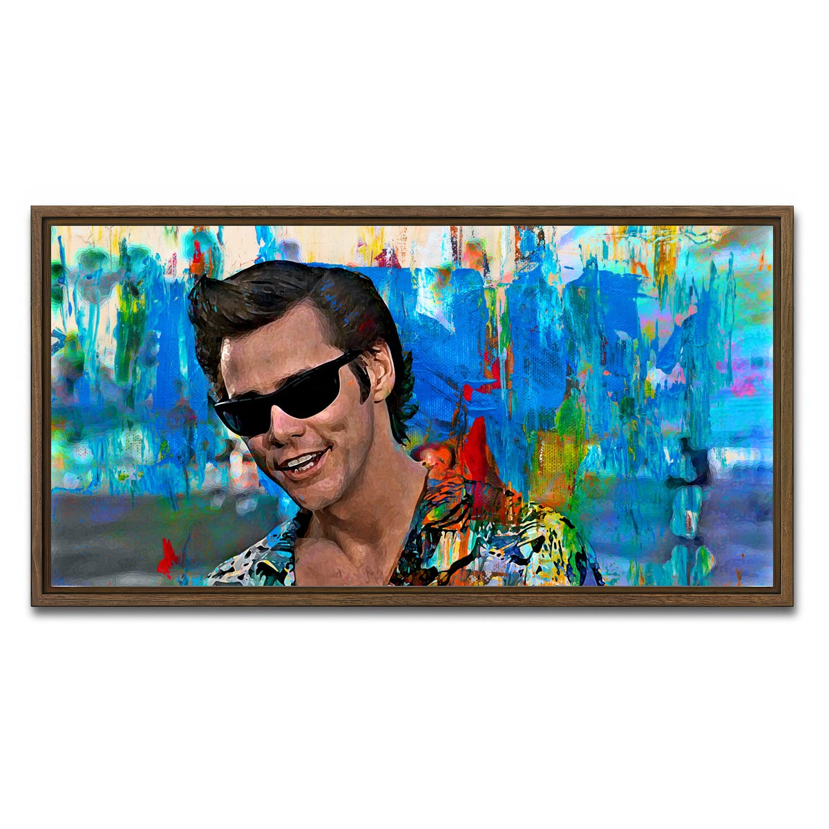 AUTO-MOCKUP WHITE | Pet Detective | 1 Piece | Walnut Framed Canvas | group=2x1