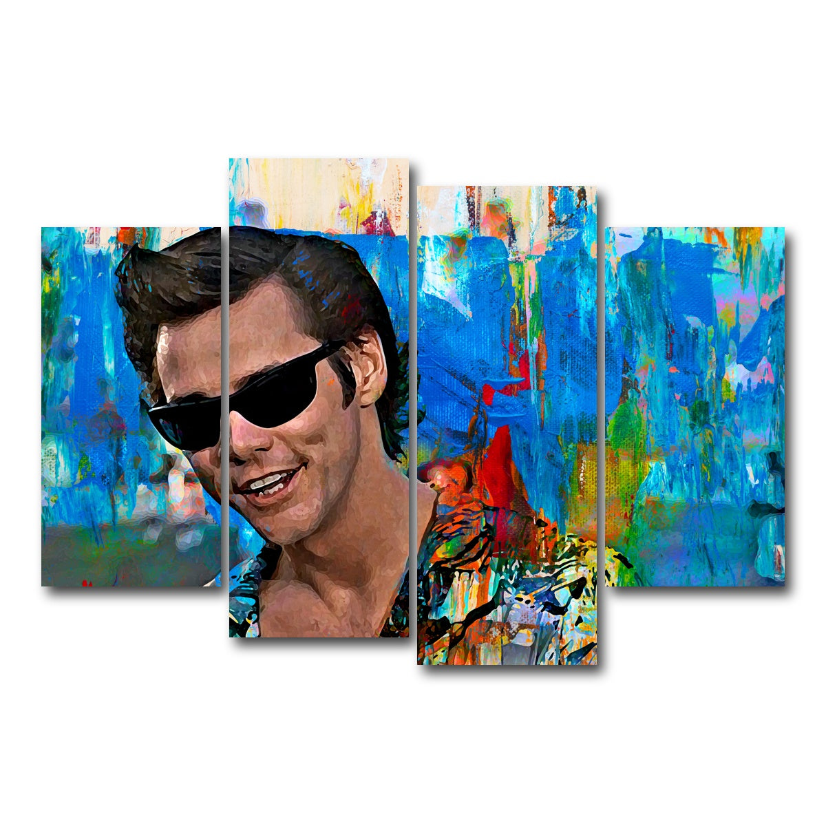 AUTO-MOCKUP WHITE | Pet Detective | 4 Piece | Gallery Wrap Canvas | group=4_short