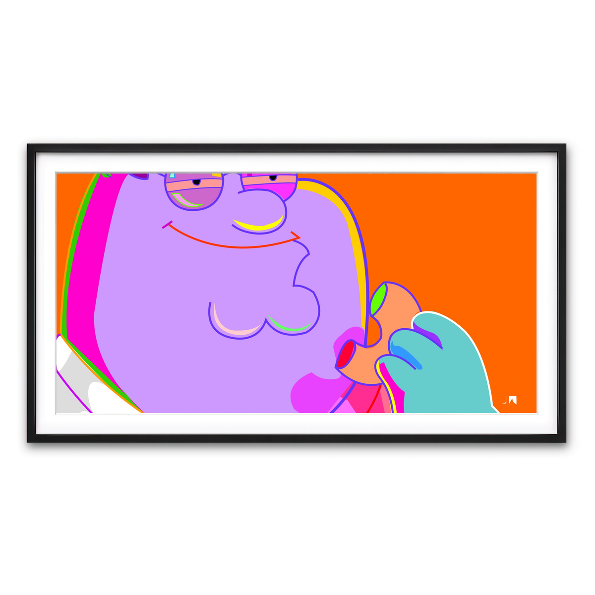 Framed Print 2x1 Black