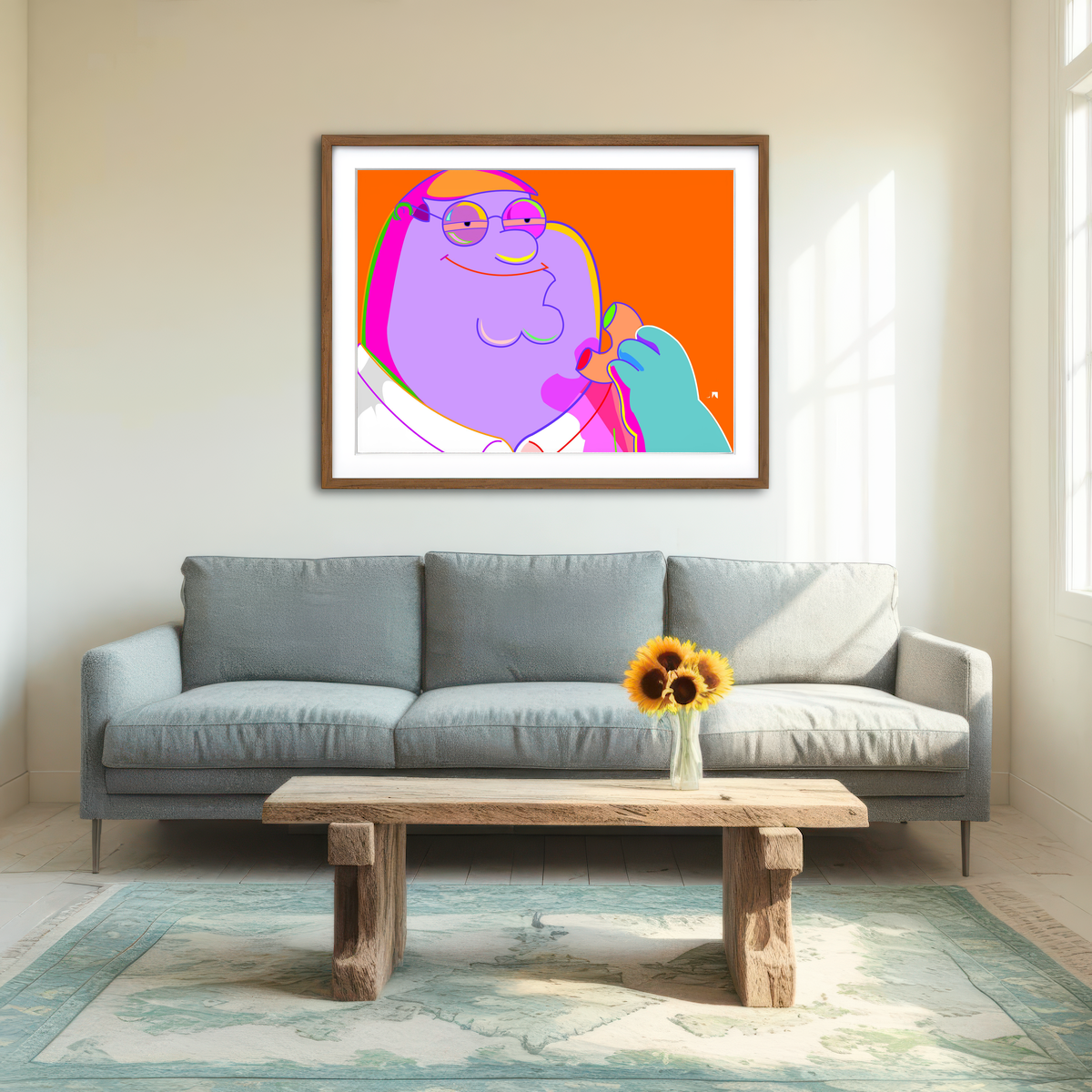 AUTO-MOCKUP ROOM | Peter High Wall Art