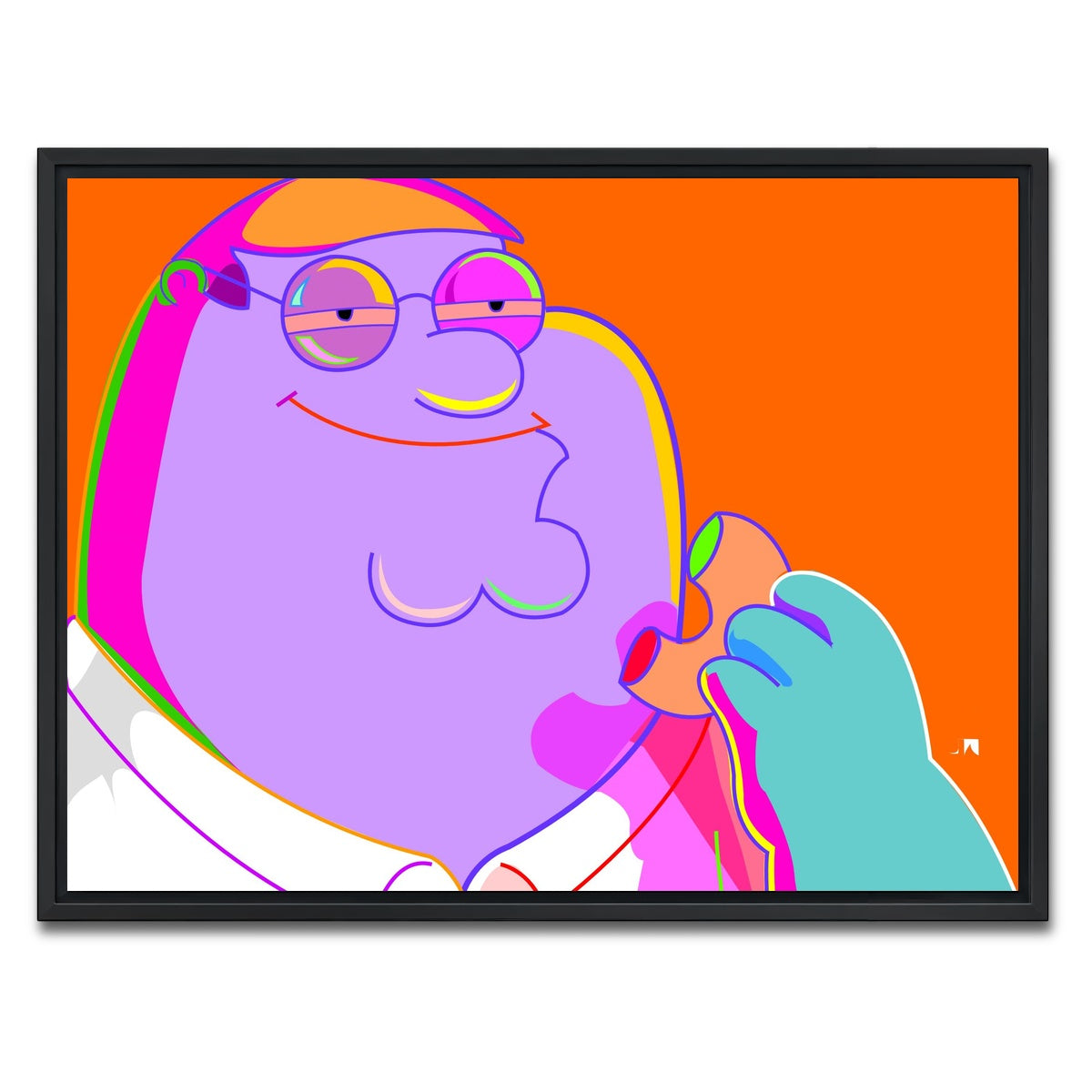 AUTO-MOCKUP WHITE | Peter High | 1 Piece | Black Framed Canvas | group=4x3