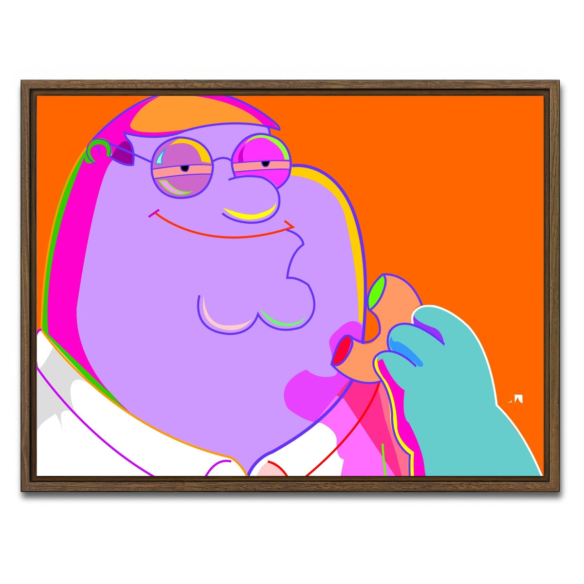 AUTO-MOCKUP WHITE | Peter High | 1 Piece | Walnut Framed Canvas | group=4x3