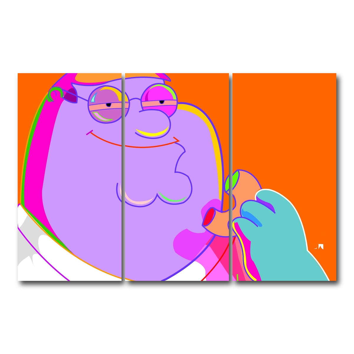 AUTO-MOCKUP WHITE | Peter High | 3 Piece | Gallery Wrap Canvas | group=12x24