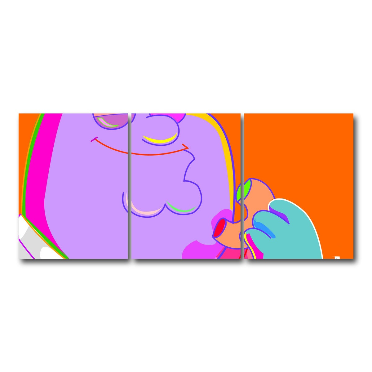 AUTO-MOCKUP WHITE | Peter High | 3 Piece | Gallery Wrap Canvas | group=18x24