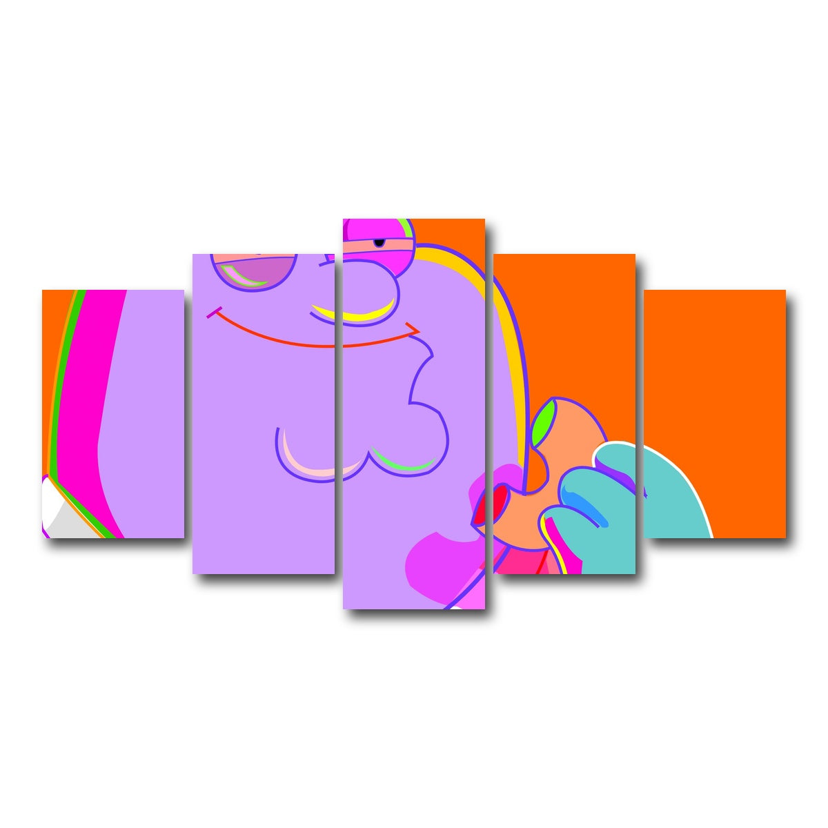 AUTO-MOCKUP WHITE | Peter High | 5 Piece | Gallery Wrap Canvas | group=5_normal