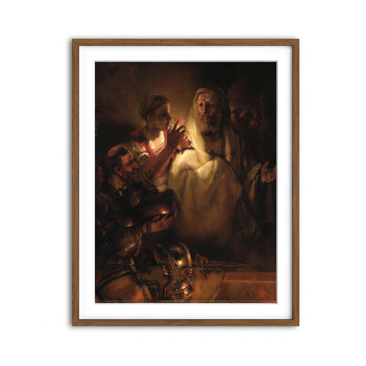 Framed Print 3x4 Walnut