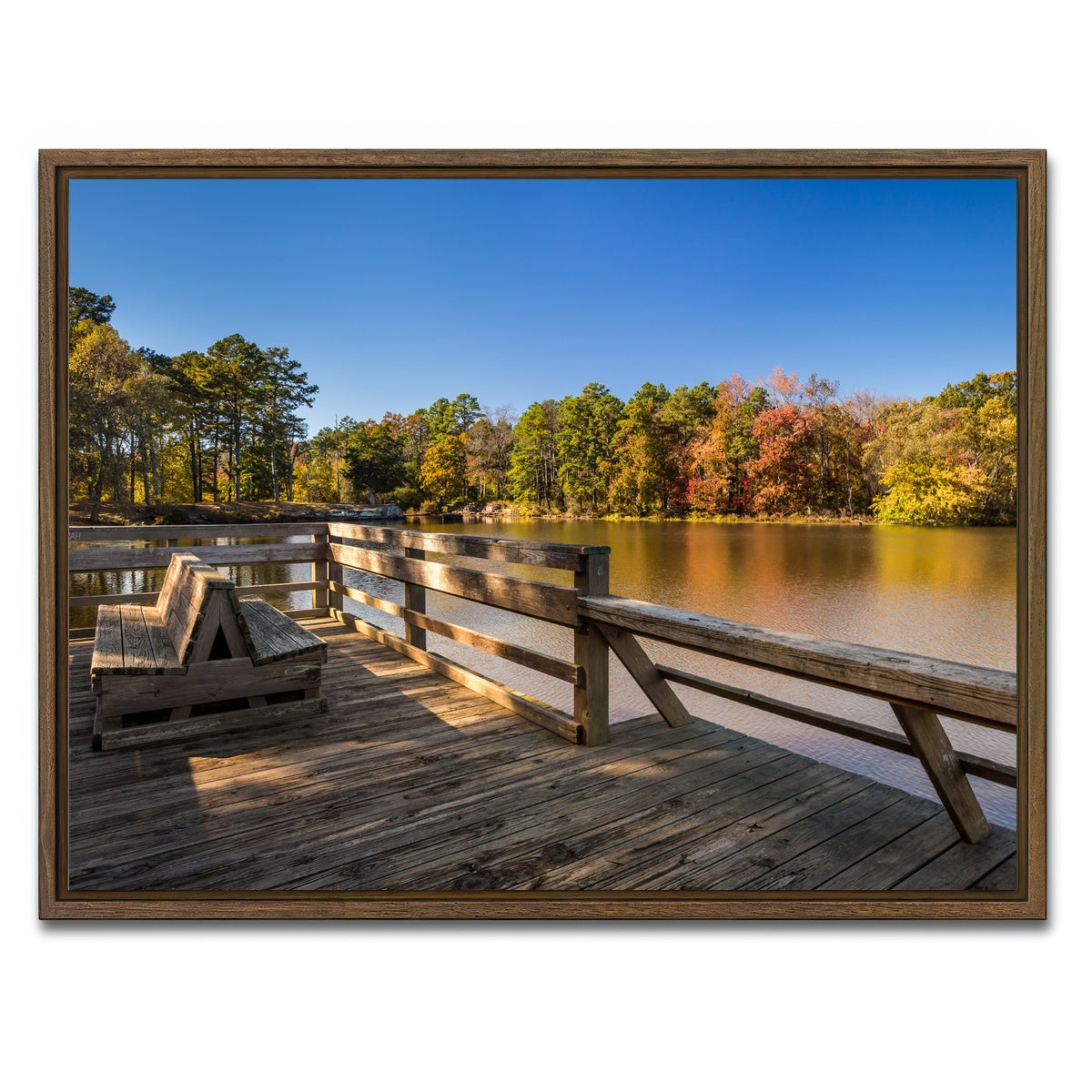 AUTO-MOCKUP WHITE | Petit Jean State Park | 1 Piece | Walnut Framed Canvas | group=4x3