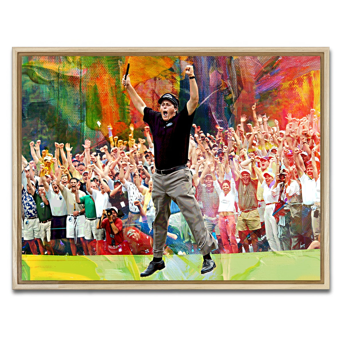 AUTO-MOCKUP WHITE | Phil Mickelson | 1 Piece | Natural Framed Canvas | group=4x3