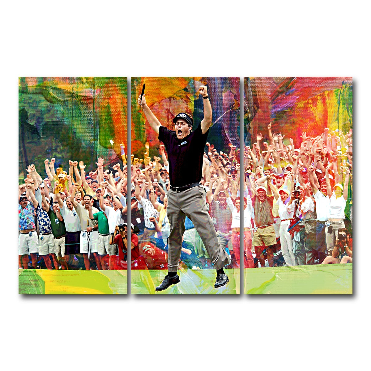 AUTO-MOCKUP WHITE | Phil Mickelson | 3 Piece | Gallery Wrap Canvas | group=12x24