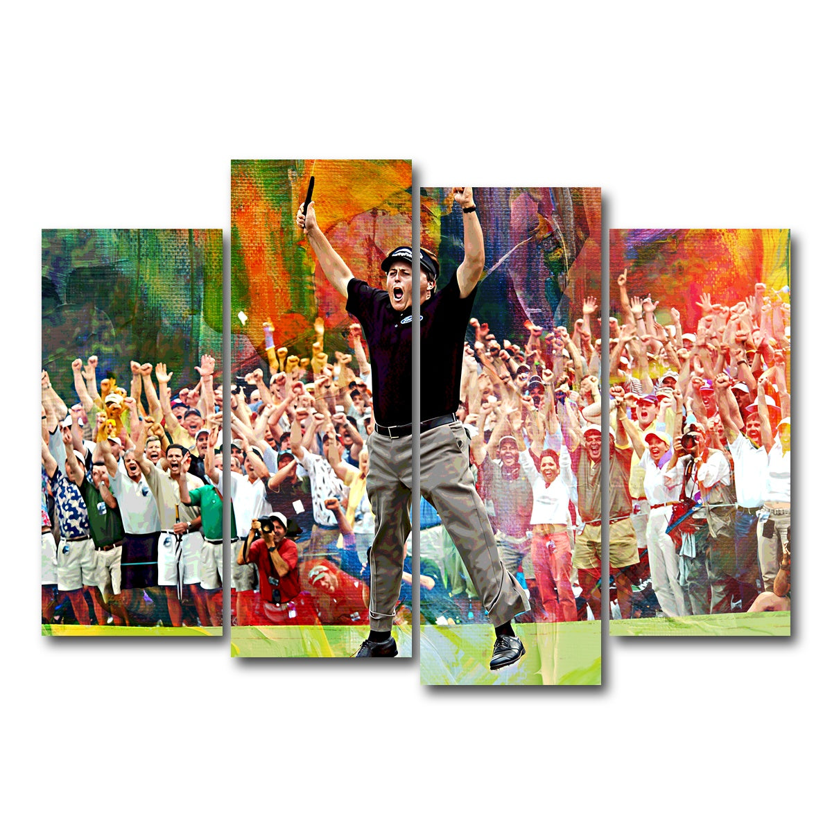 AUTO-MOCKUP WHITE | Phil Mickelson | 4 Piece | Gallery Wrap Canvas | group=4_normal