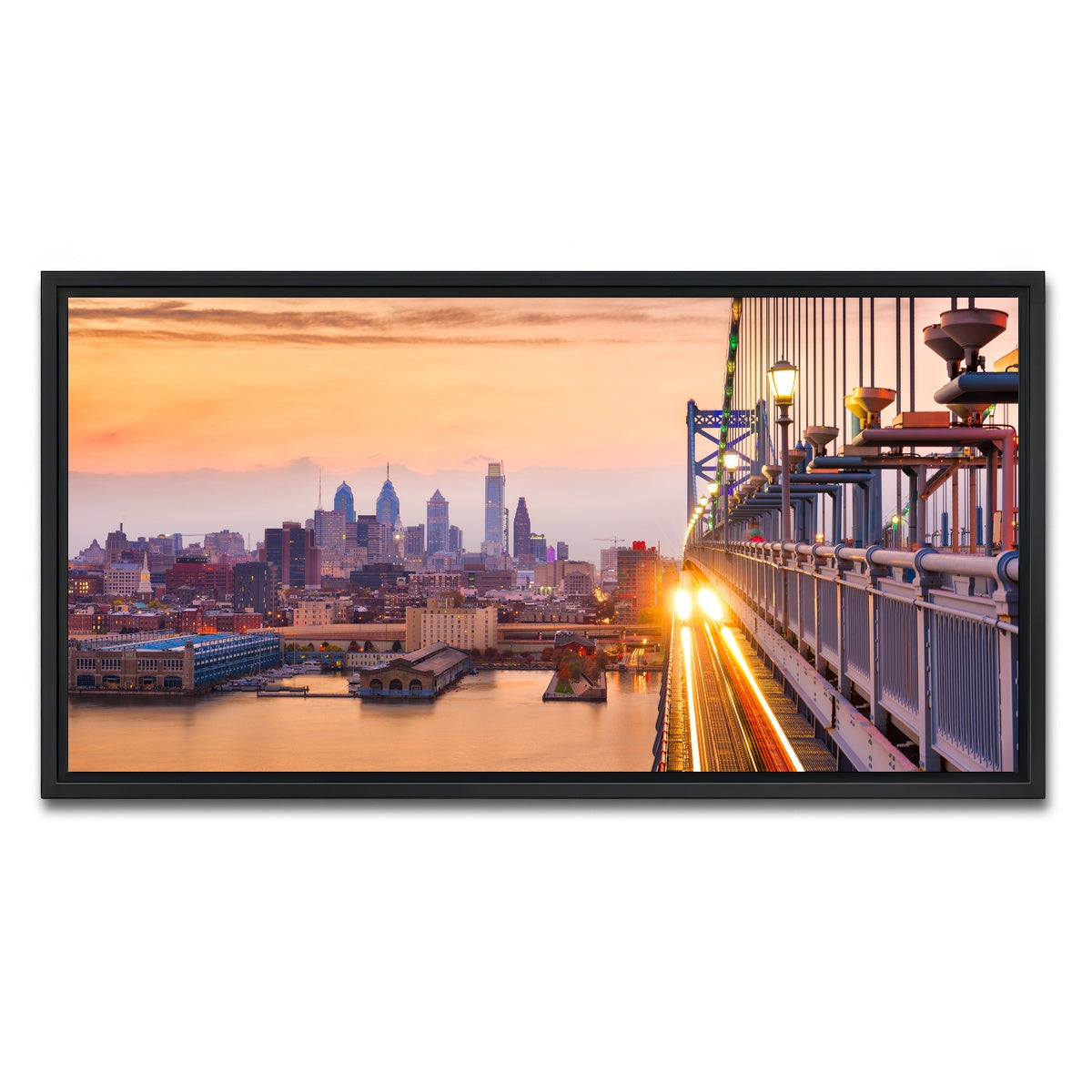 AUTO-MOCKUP WHITE | Philadelphia | 1 Piece | Black Framed Canvas | group=2x1