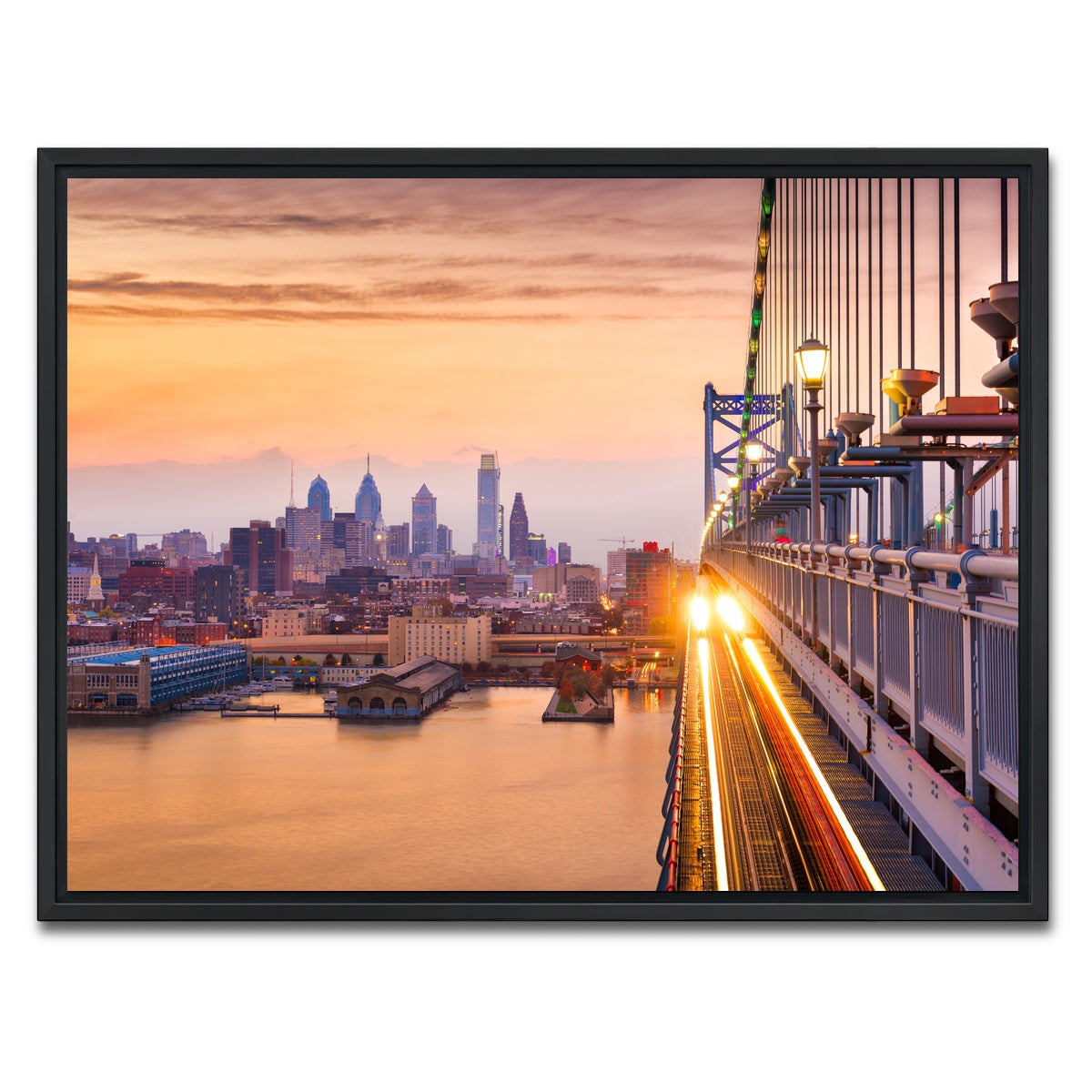 AUTO-MOCKUP WHITE | Philadelphia | 1 Piece | Black Framed Canvas | group=4x3