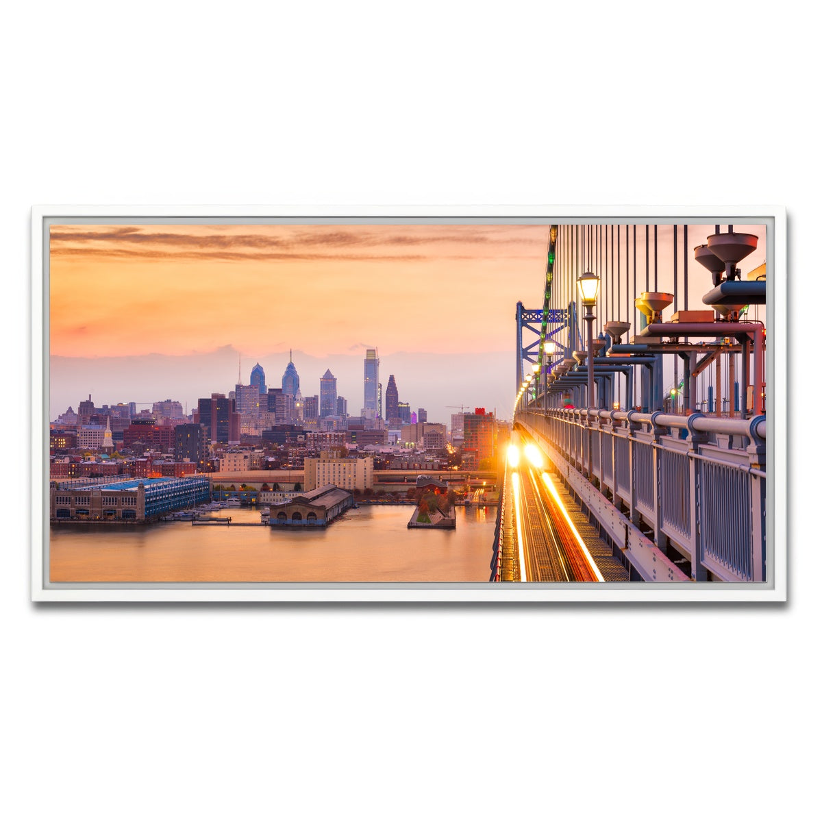 AUTO-MOCKUP WHITE | Philadelphia | 1 Piece | White Framed Canvas | group=2x1