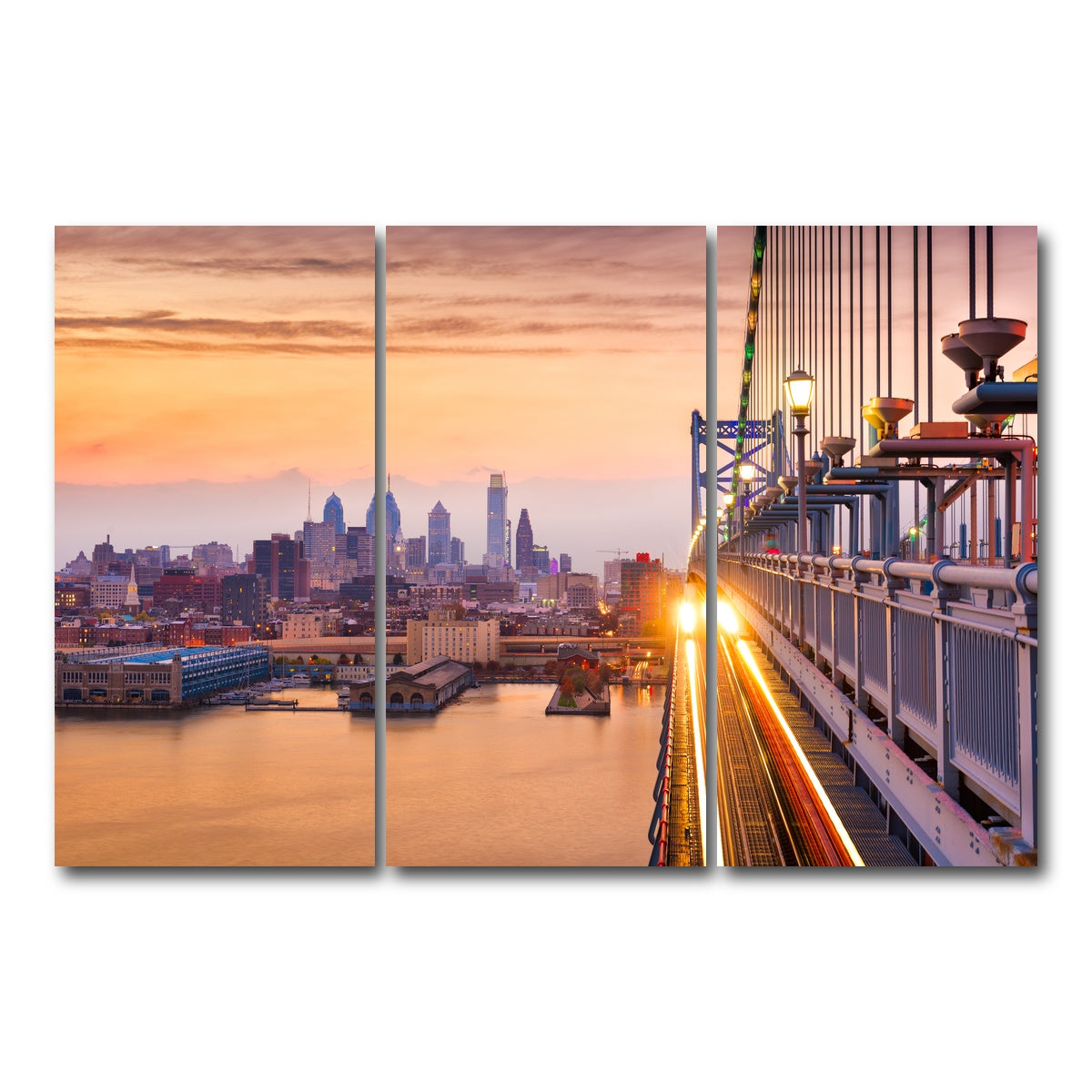 AUTO-MOCKUP WHITE | Philadelphia | 3 Piece | Gallery Wrap Canvas | group=12x24