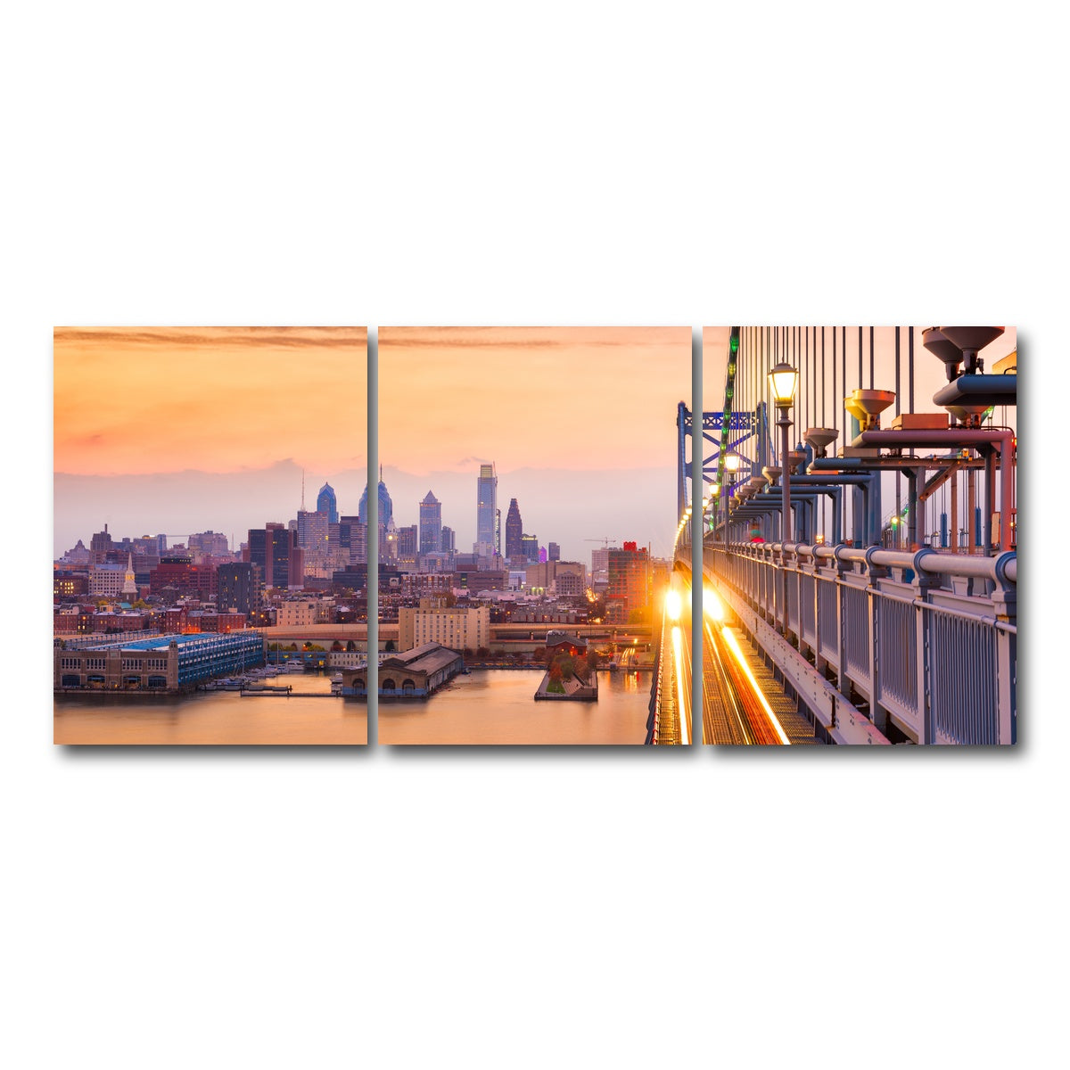 AUTO-MOCKUP WHITE | Philadelphia | 3 Piece | Gallery Wrap Canvas | group=18x24