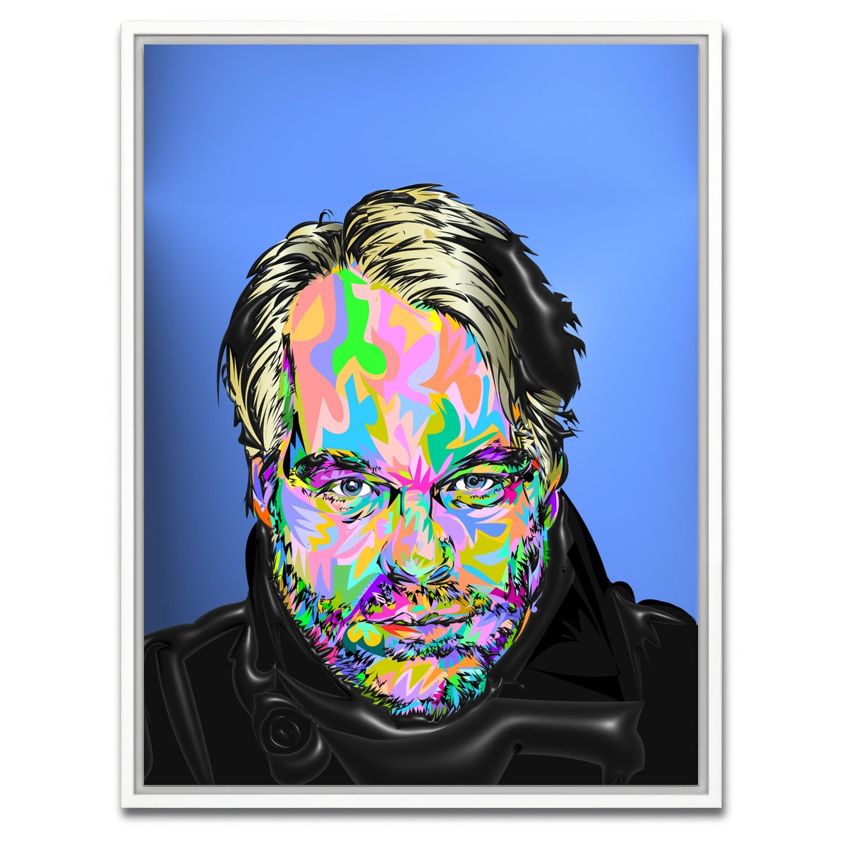 AUTO-MOCKUP WHITE | Philip Seymour Hoffman | 1 Piece | White Framed Canvas | group=3x4