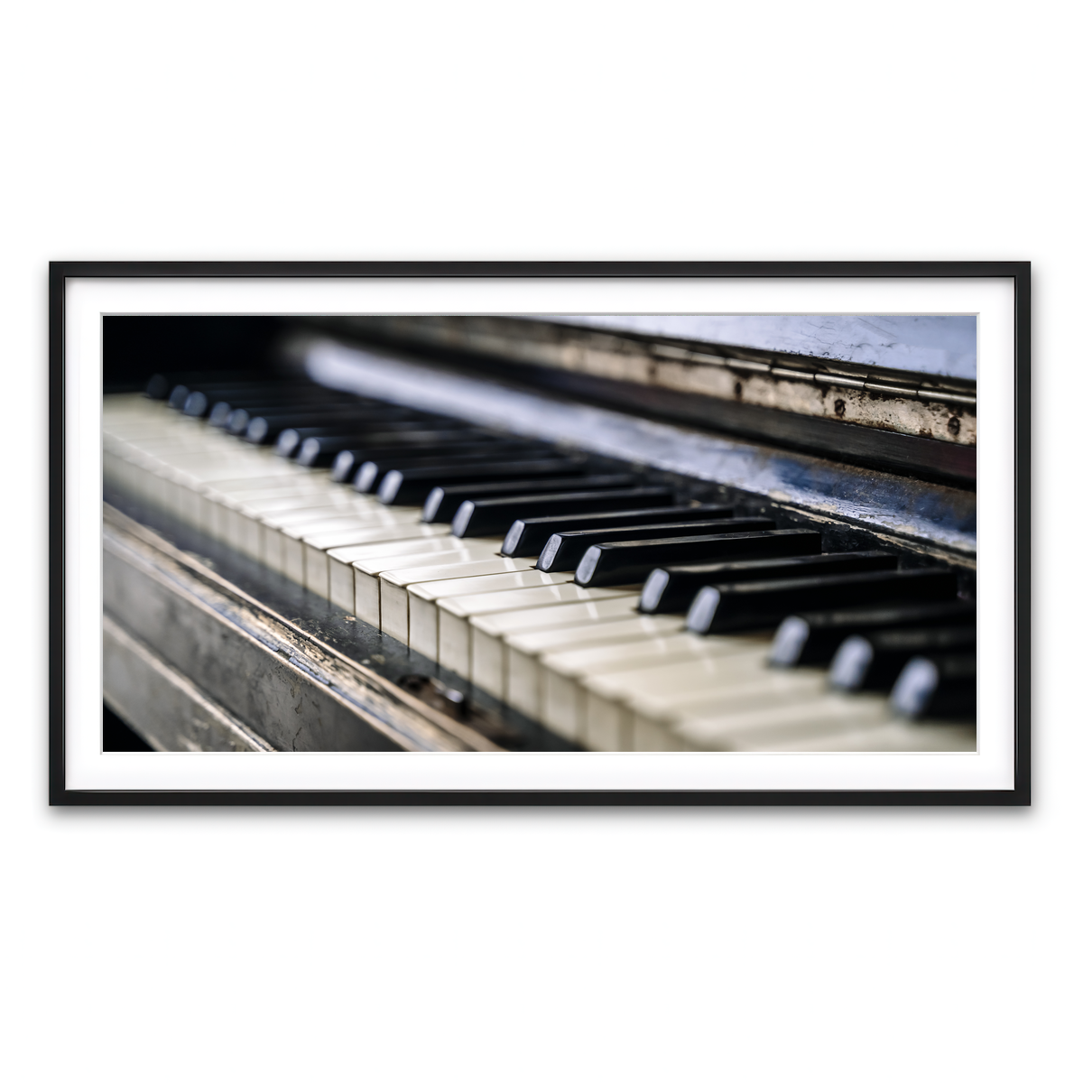 Framed Print 2x1 Black