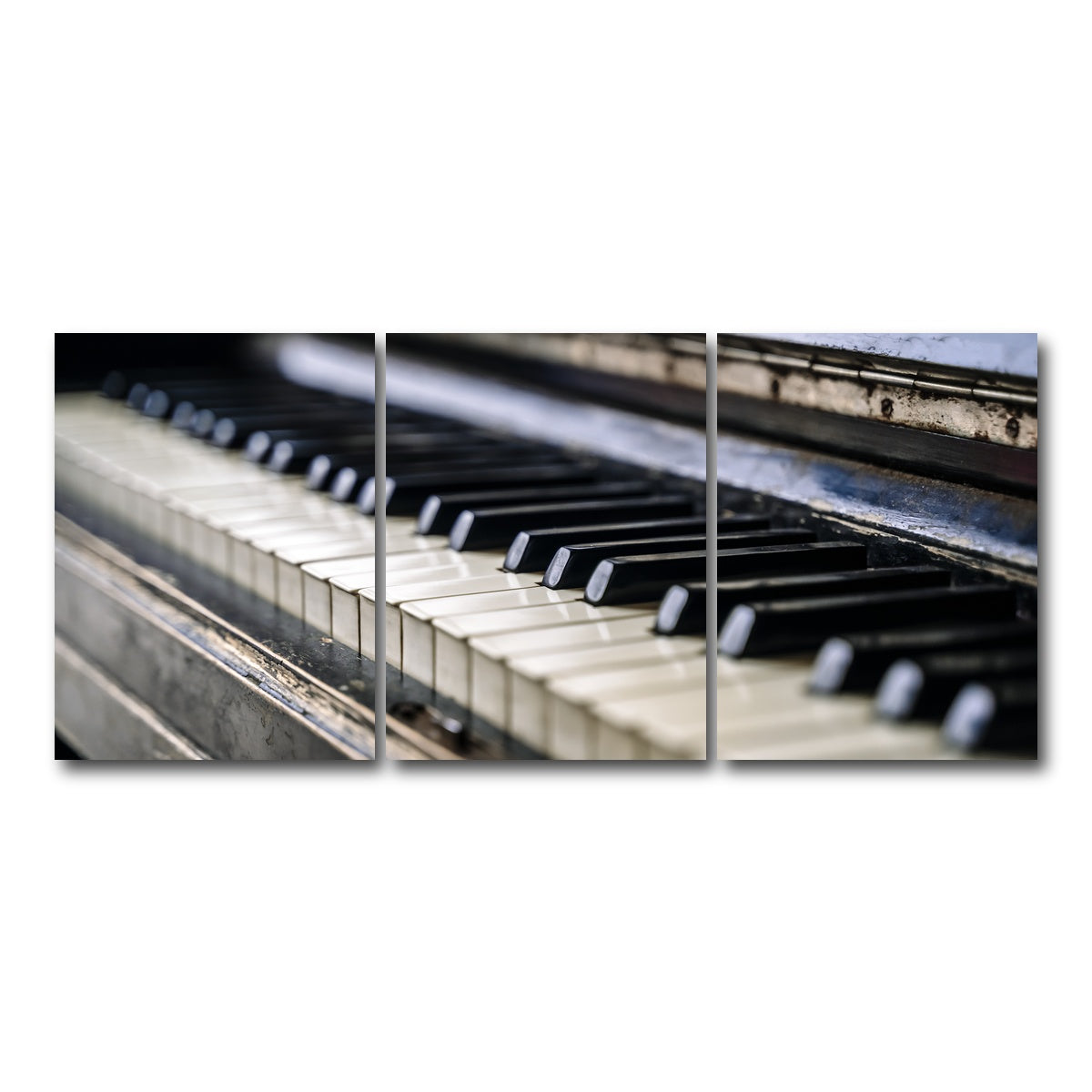 AUTO-MOCKUP WHITE | Piano Keys | 3 Piece | Gallery Wrap Canvas | group=18x24