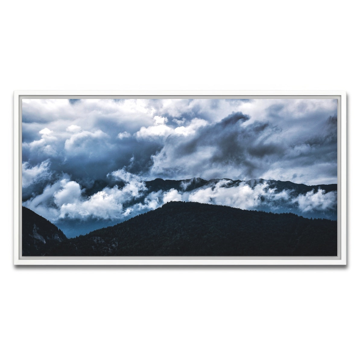 AUTO-MOCKUP WHITE | Piatra Craiului Romania 5 | 1 Piece | White Framed Canvas | group=2x1