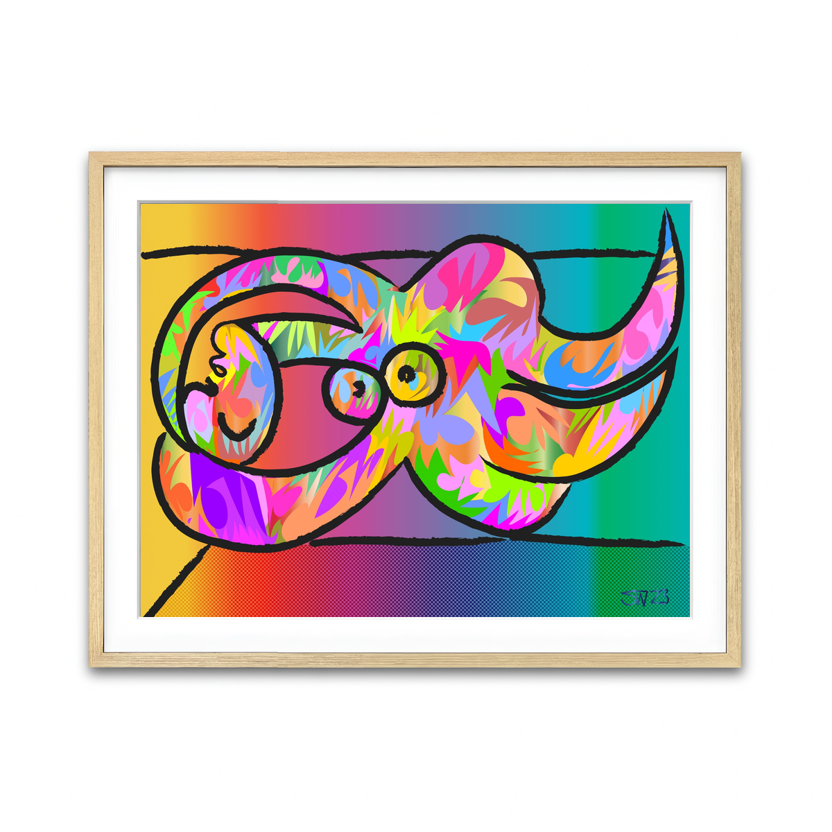 Framed Print 4x3 Natural