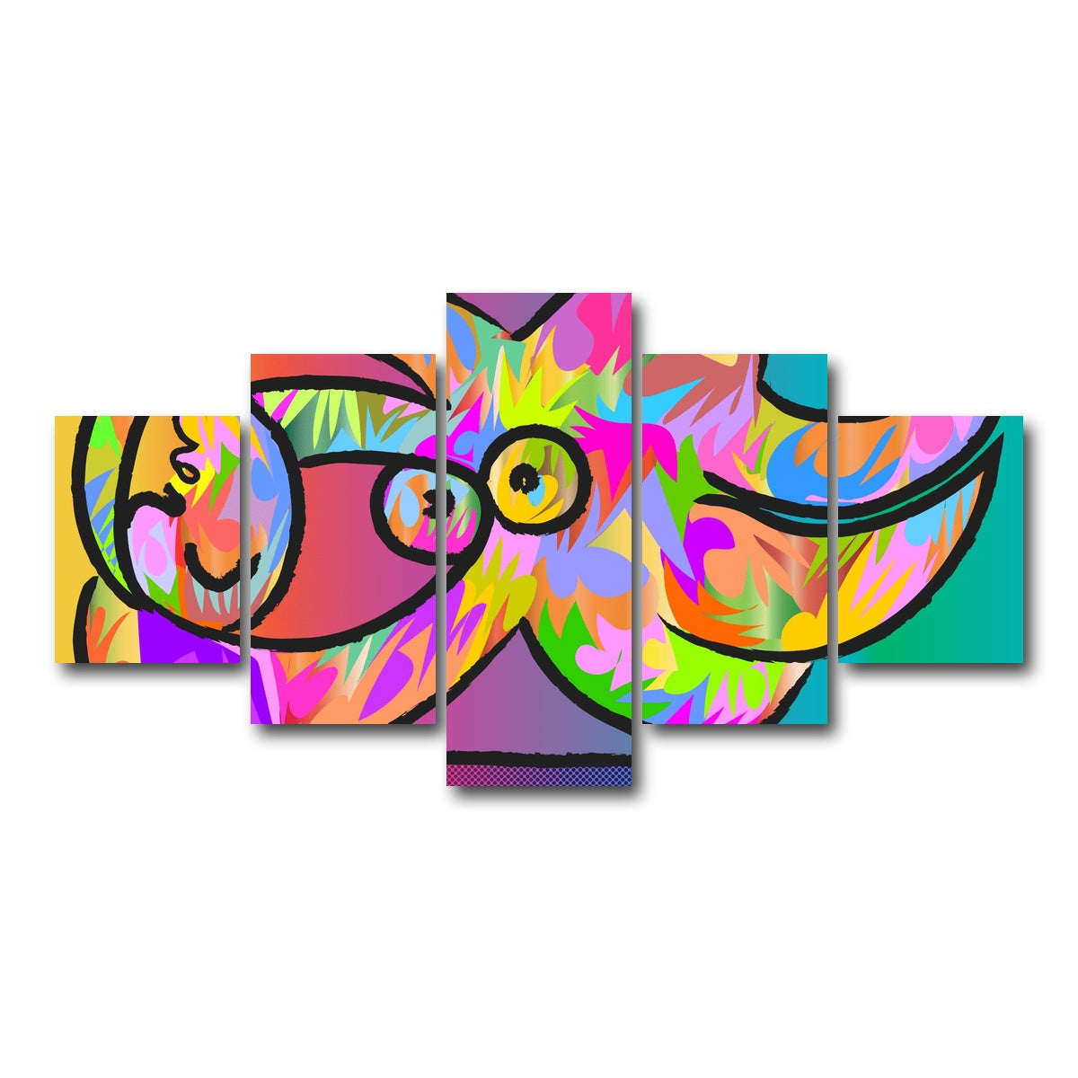 AUTO-MOCKUP WHITE | Picasso Femme nue | 5 Piece | Gallery Wrap Canvas | group=5_short