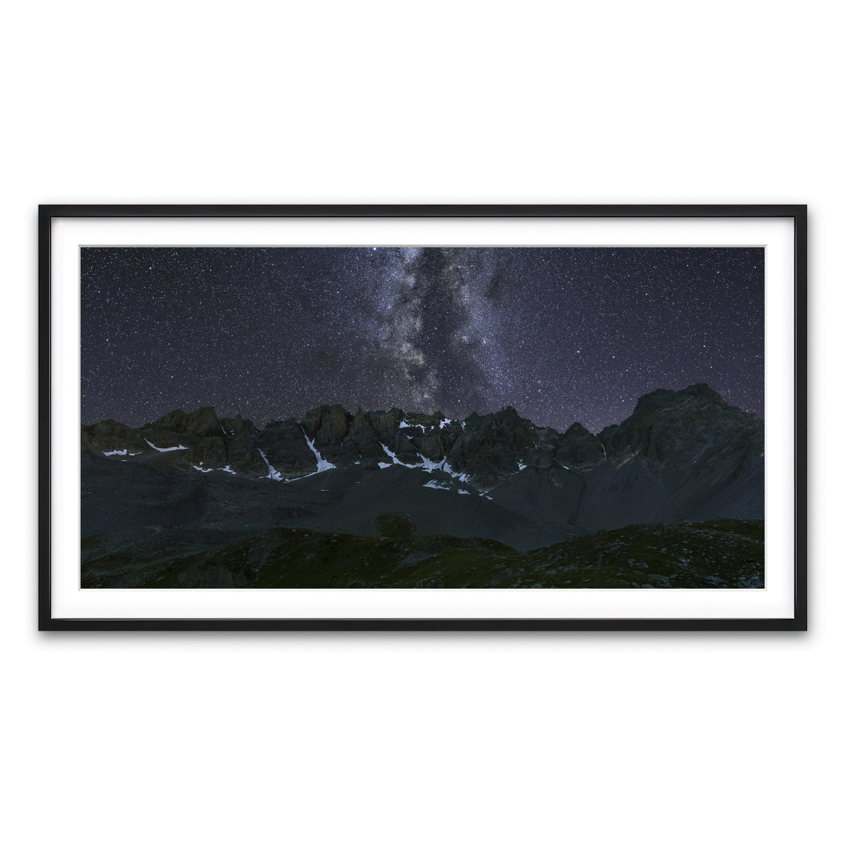 Framed Print 2x1 Black
