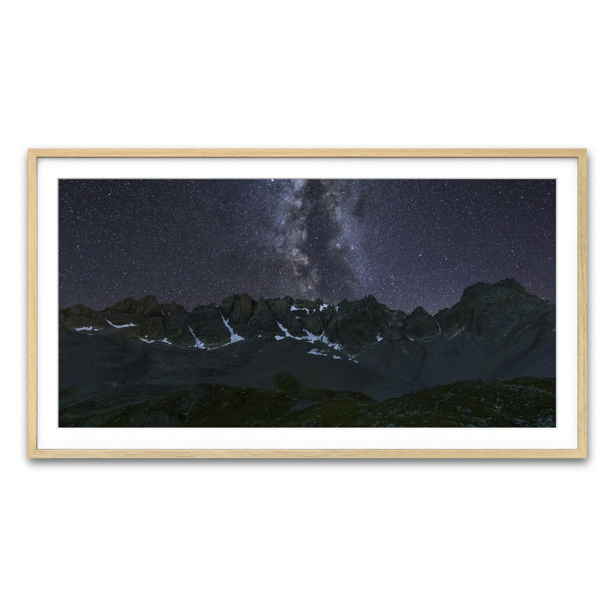 Framed Print 2x1 Natural