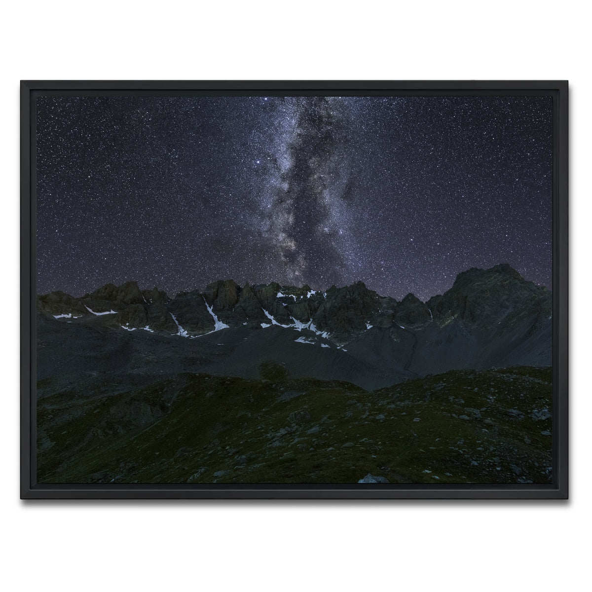 AUTO-MOCKUP WHITE | Pics de la Font Sancte | 1 Piece | Black Framed Canvas | group=4x3