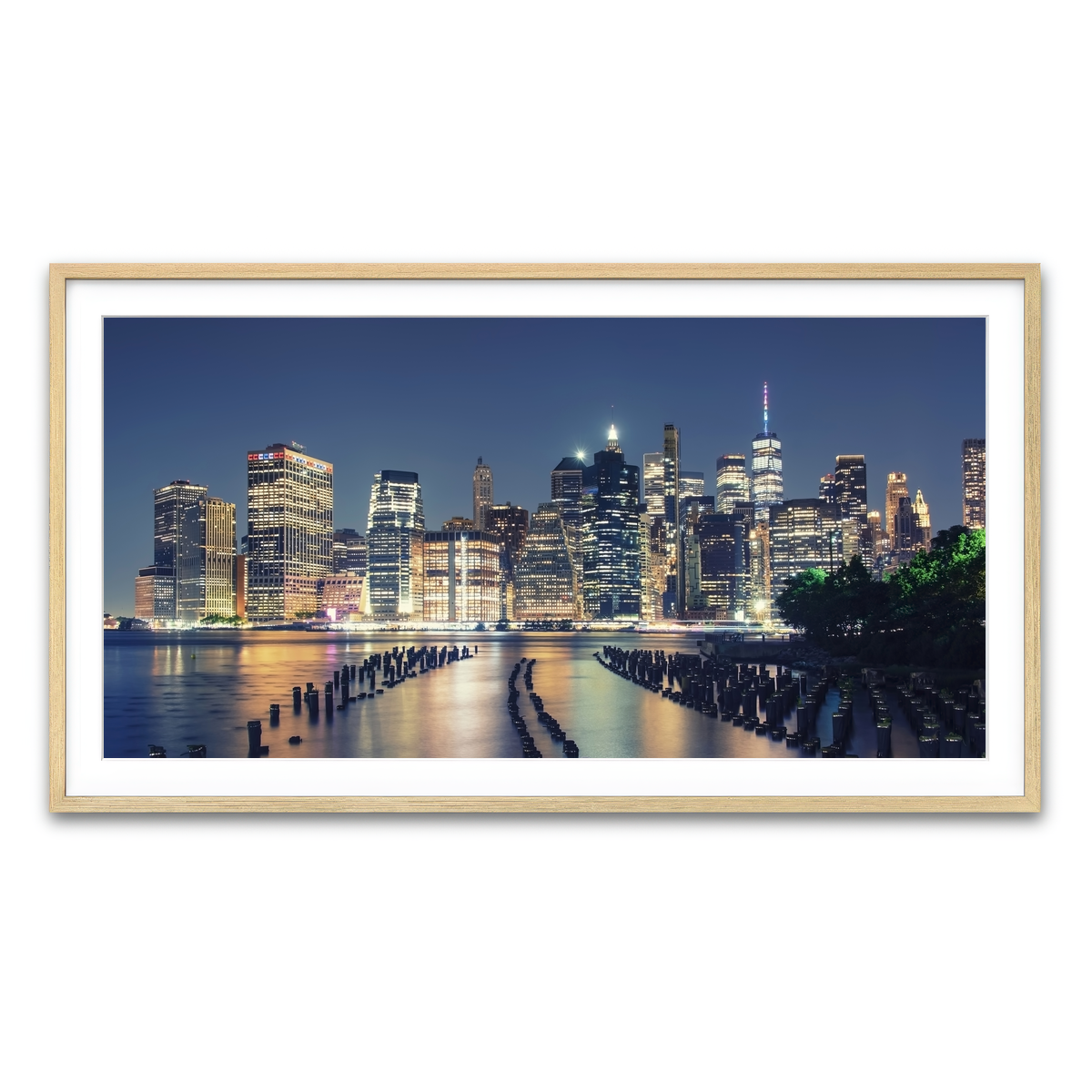 Framed Print 2x1 Natural
