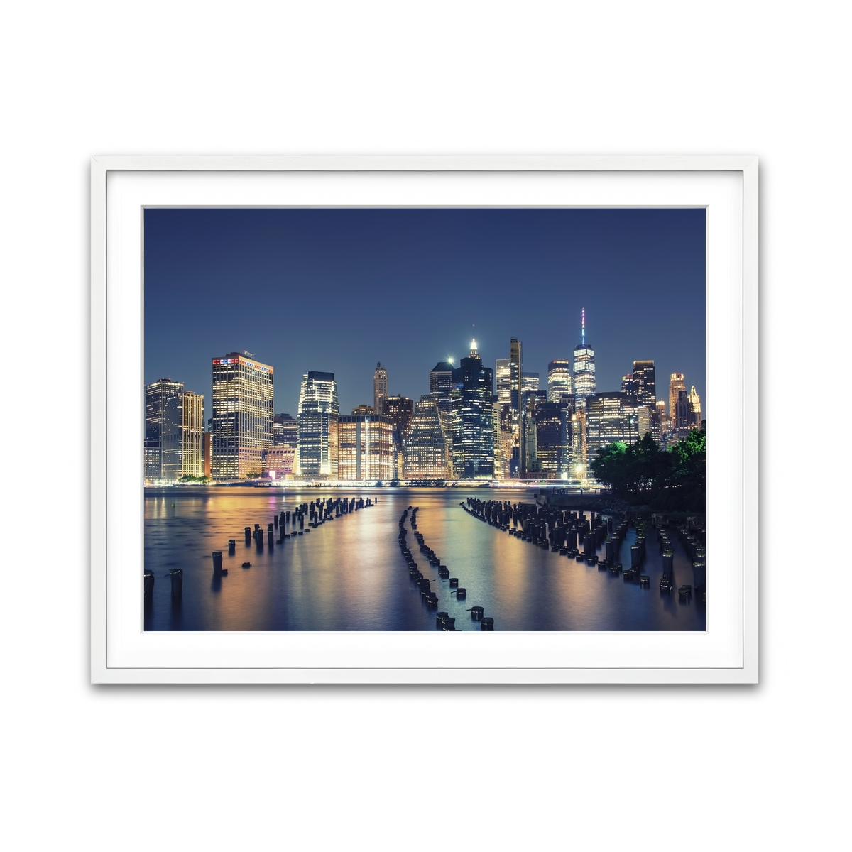 Framed Print 4x3 White