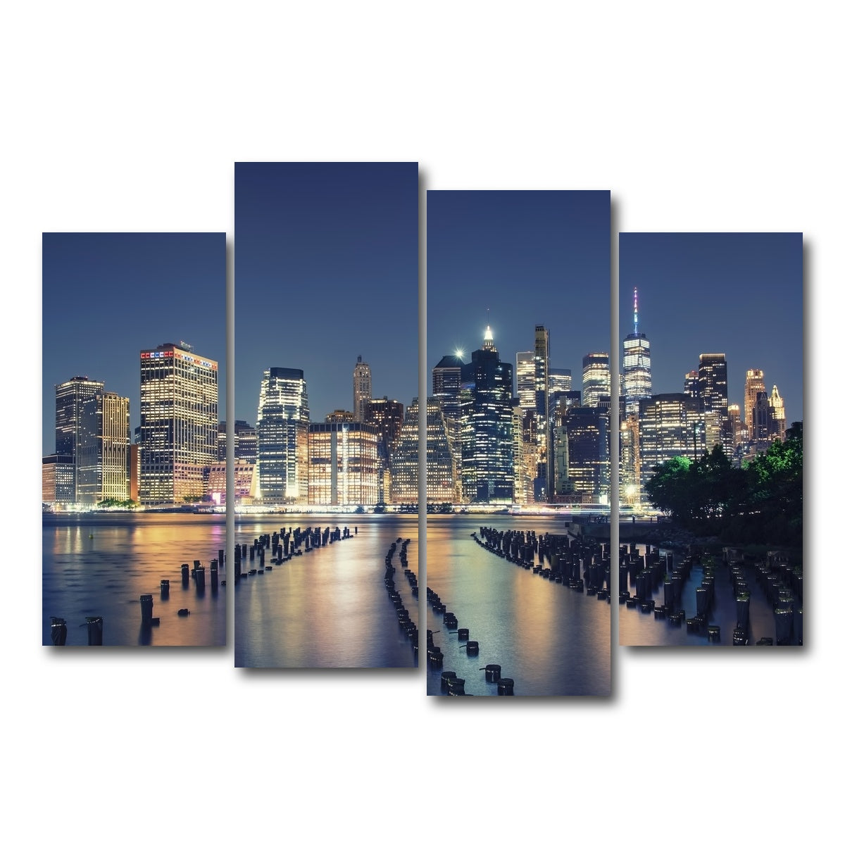 AUTO-MOCKUP WHITE | Pier One | 4 Piece | Gallery Wrap Canvas | group=4_normal