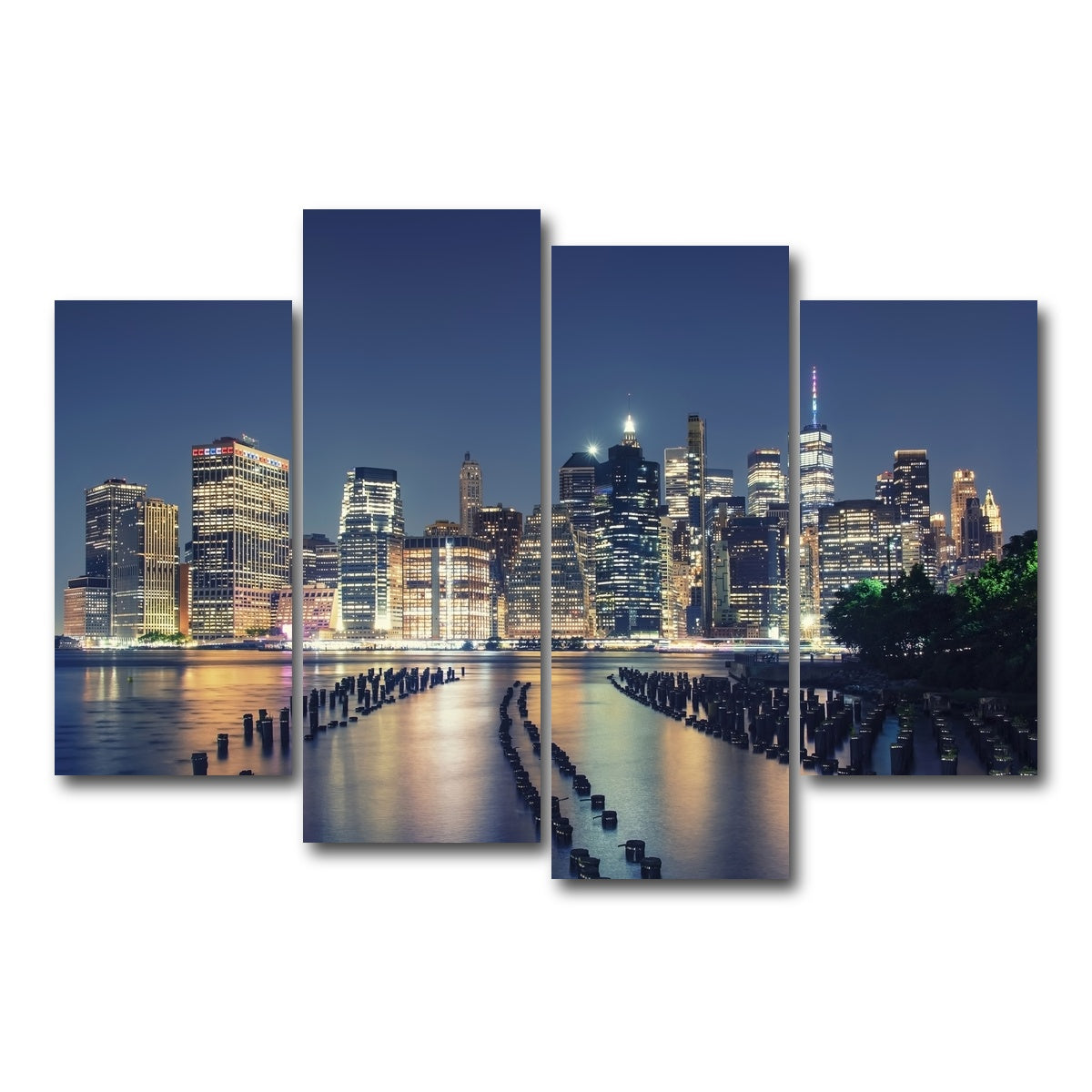AUTO-MOCKUP WHITE | Pier One | 4 Piece | Gallery Wrap Canvas | group=4_short