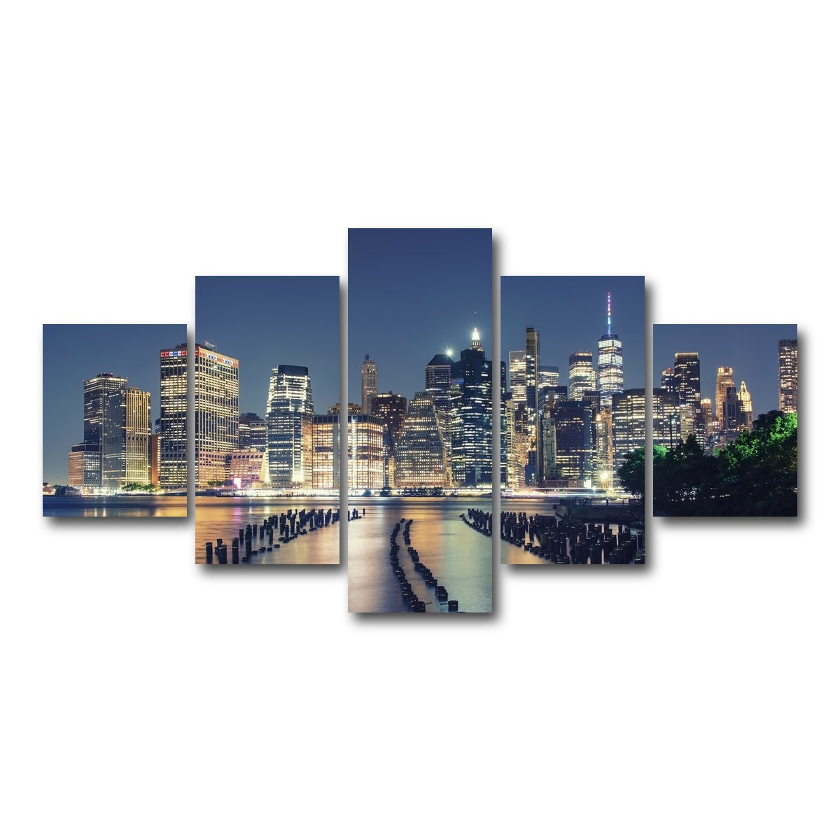 AUTO-MOCKUP WHITE | Pier One | 5 Piece | Gallery Wrap Canvas | group=5_short