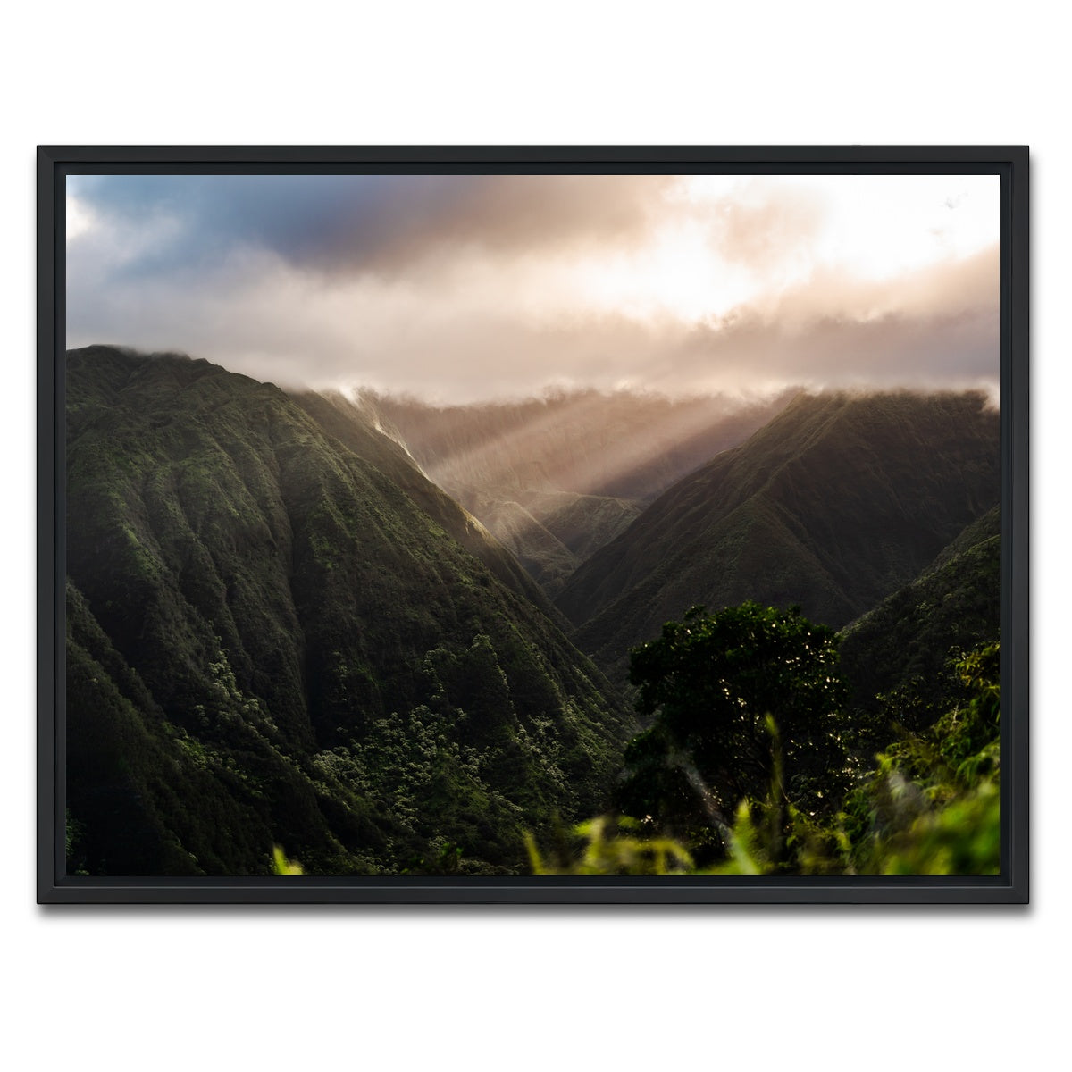 AUTO-MOCKUP WHITE | Piercing Light | 1 Piece | Black Framed Canvas | group=4x3
