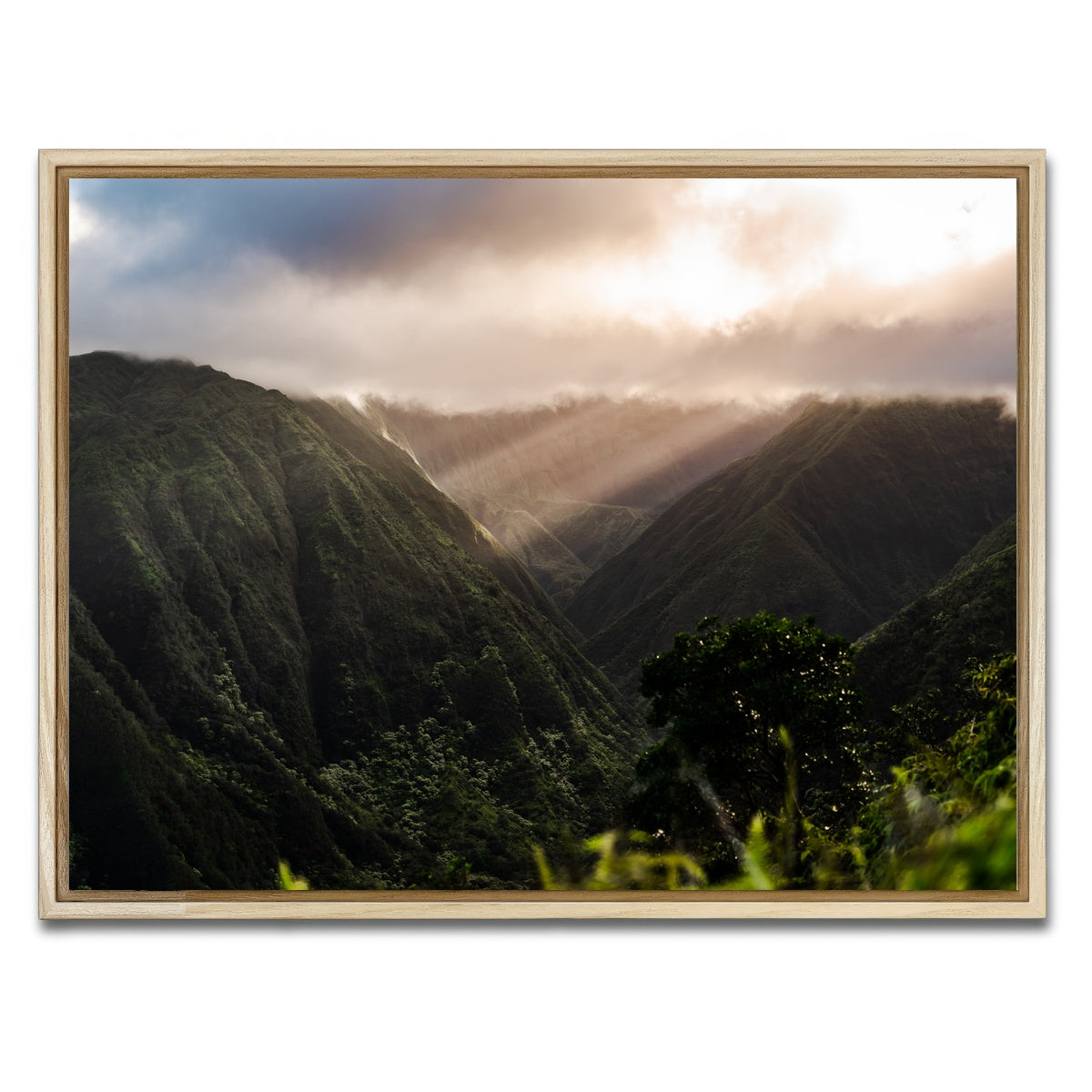 AUTO-MOCKUP WHITE | Piercing Light | 1 Piece | Natural Framed Canvas | group=4x3