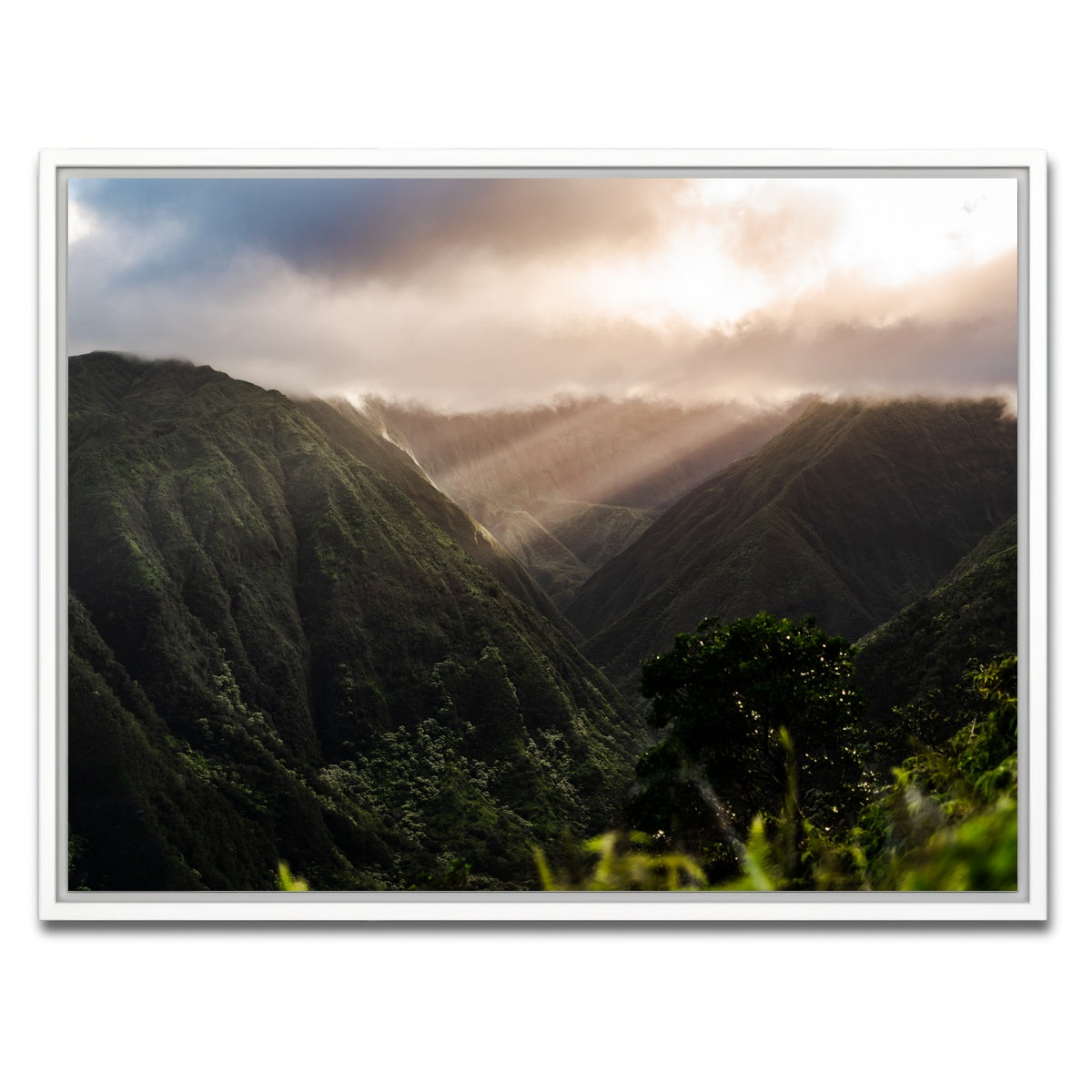 AUTO-MOCKUP WHITE | Piercing Light | 1 Piece | White Framed Canvas | group=4x3
