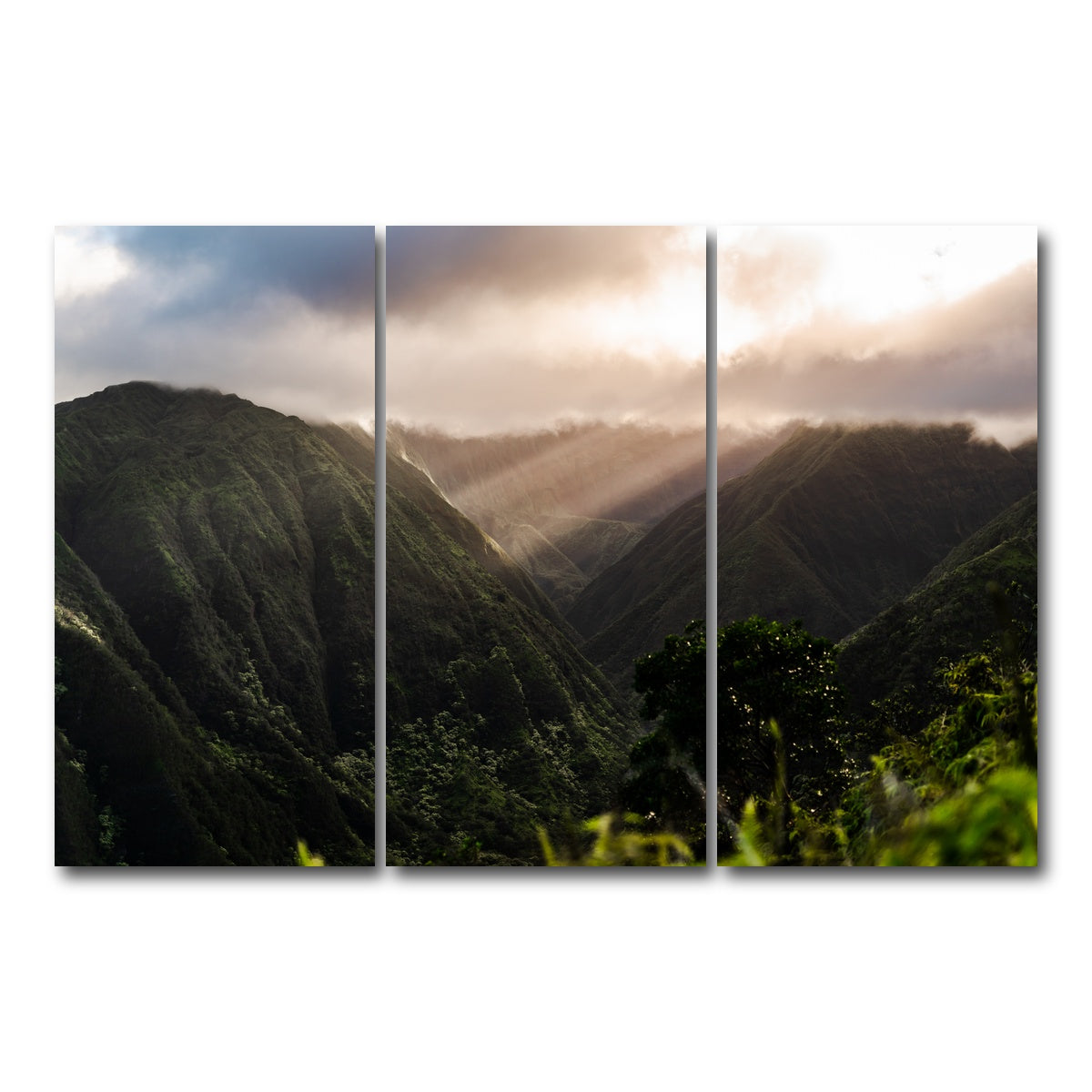 AUTO-MOCKUP WHITE | Piercing Light | 3 Piece | Gallery Wrap Canvas | group=12x24