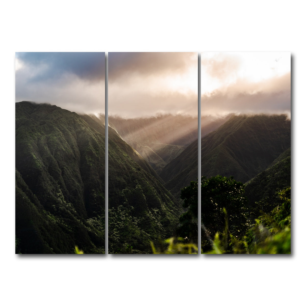 AUTO-MOCKUP WHITE | Piercing Light | 3 Piece | Gallery Wrap Canvas | group=8x18
