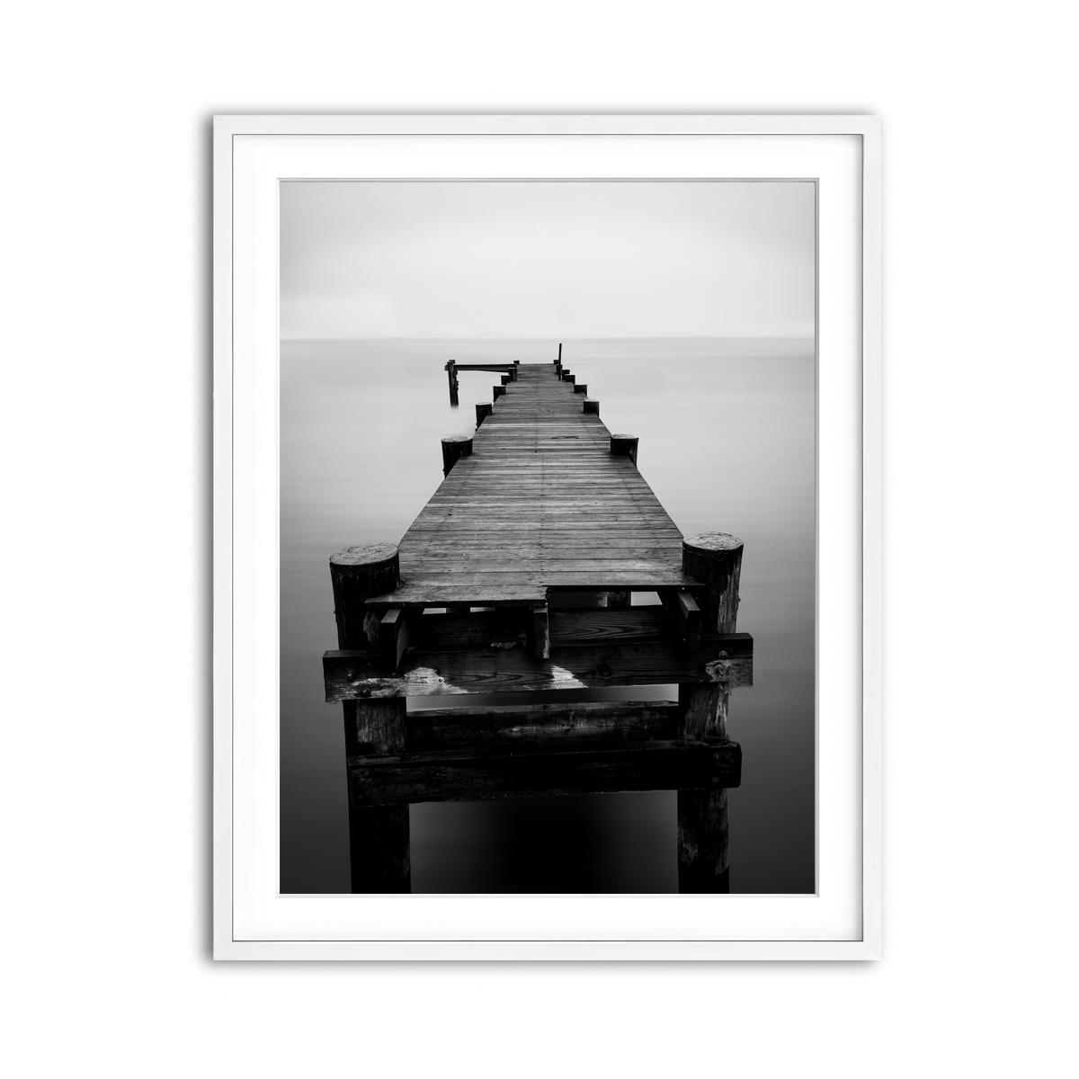 Framed Print 3x4 White