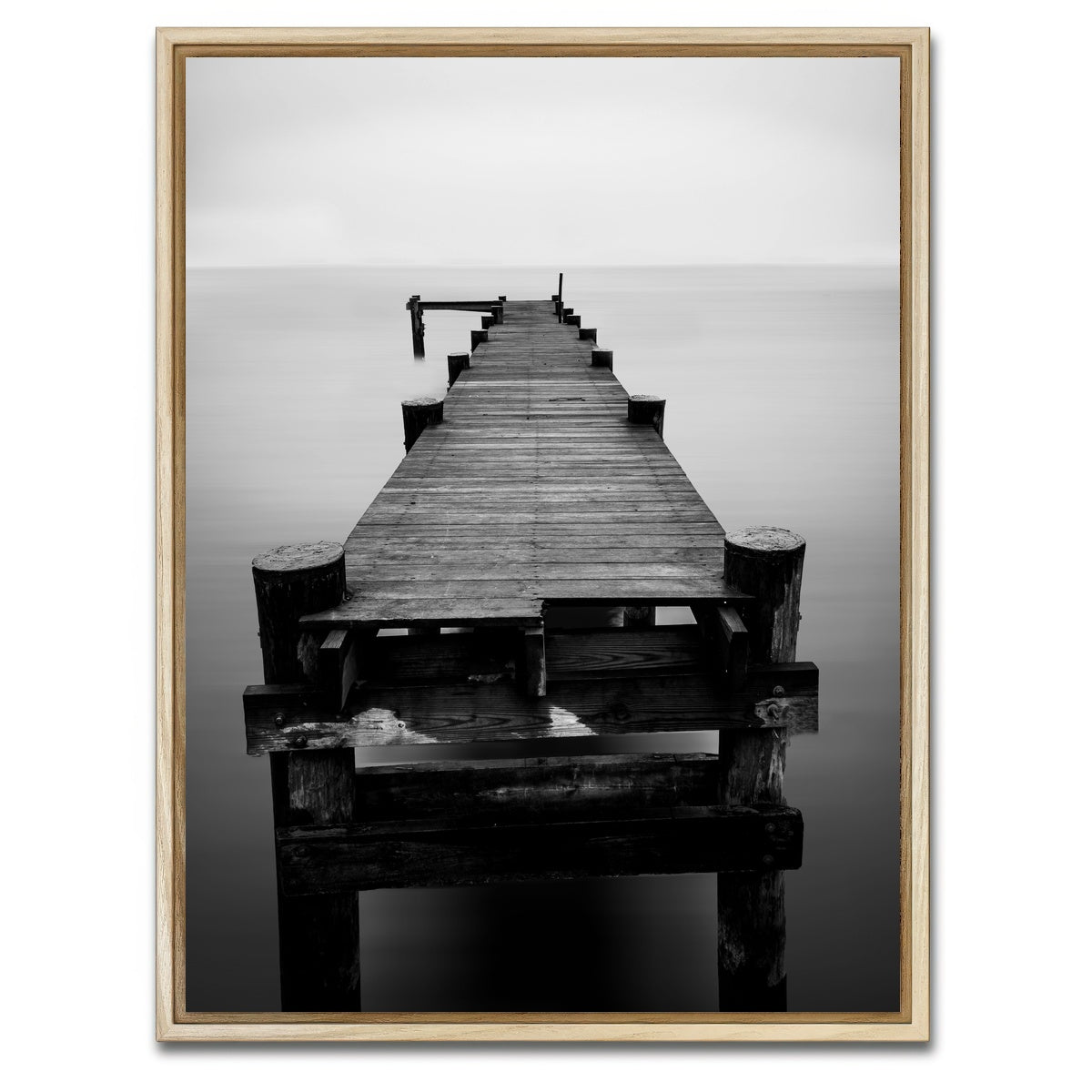 AUTO-MOCKUP WHITE | Pierside | 1 Piece | Natural Framed Canvas | group=3x4