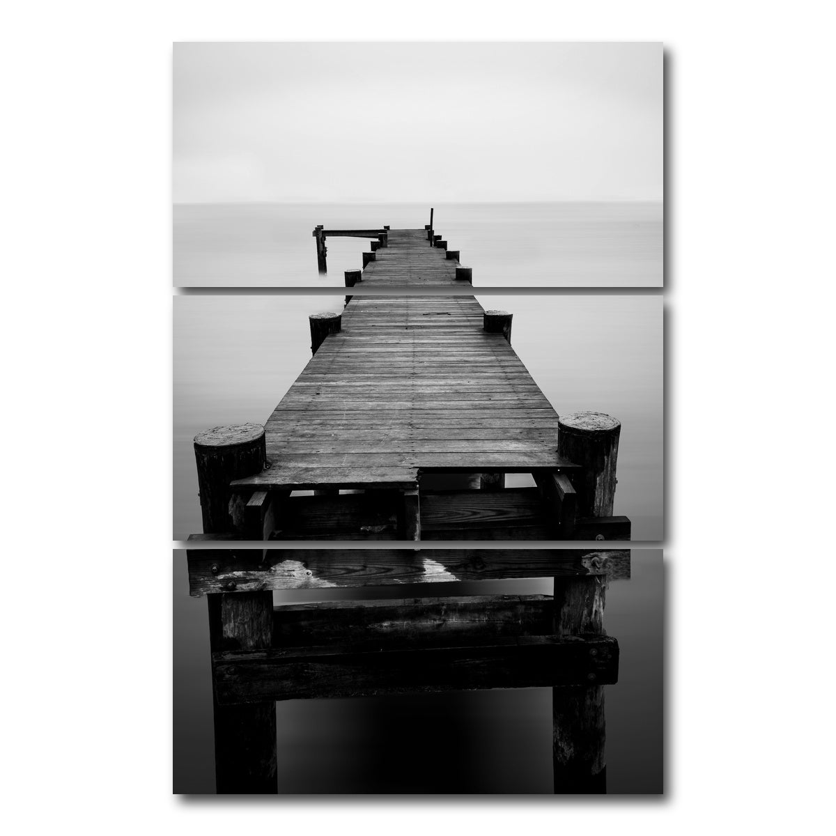 AUTO-MOCKUP WHITE | Pierside | 3 Piece | Gallery Wrap Canvas | group=12x24_stacked