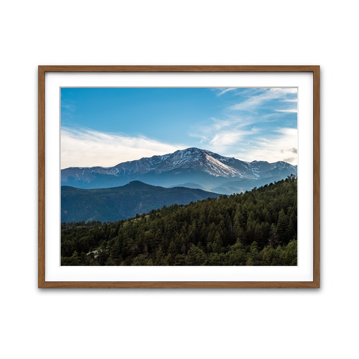 Framed Print 4x3 Walnut