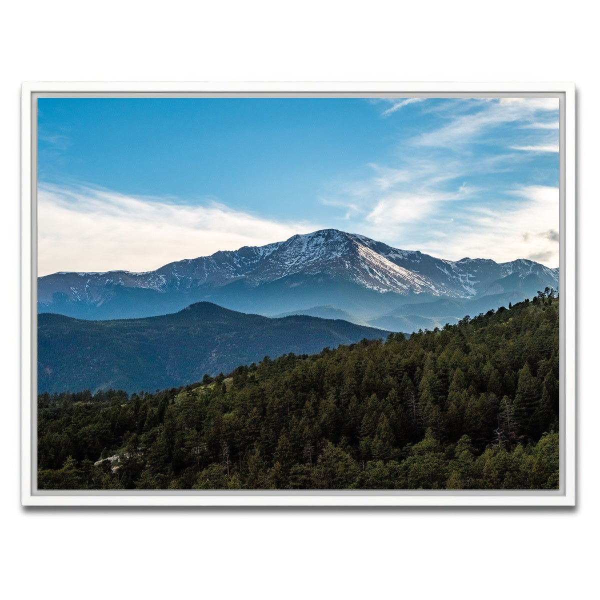 AUTO-MOCKUP WHITE | Pikes Peak | 1 Piece | White Framed Canvas | group=4x3