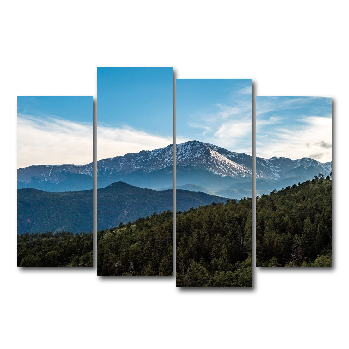 AUTO-MOCKUP WHITE | Pikes Peak | 4 Piece | Gallery Wrap Canvas | group=4_normal
