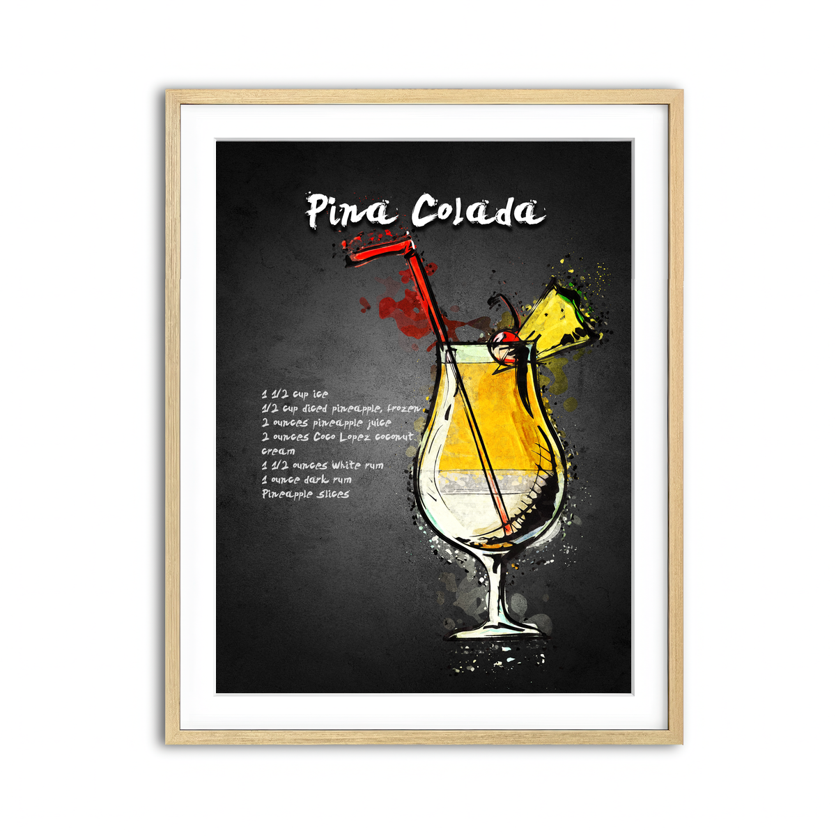 Framed Print 3x4 Natural