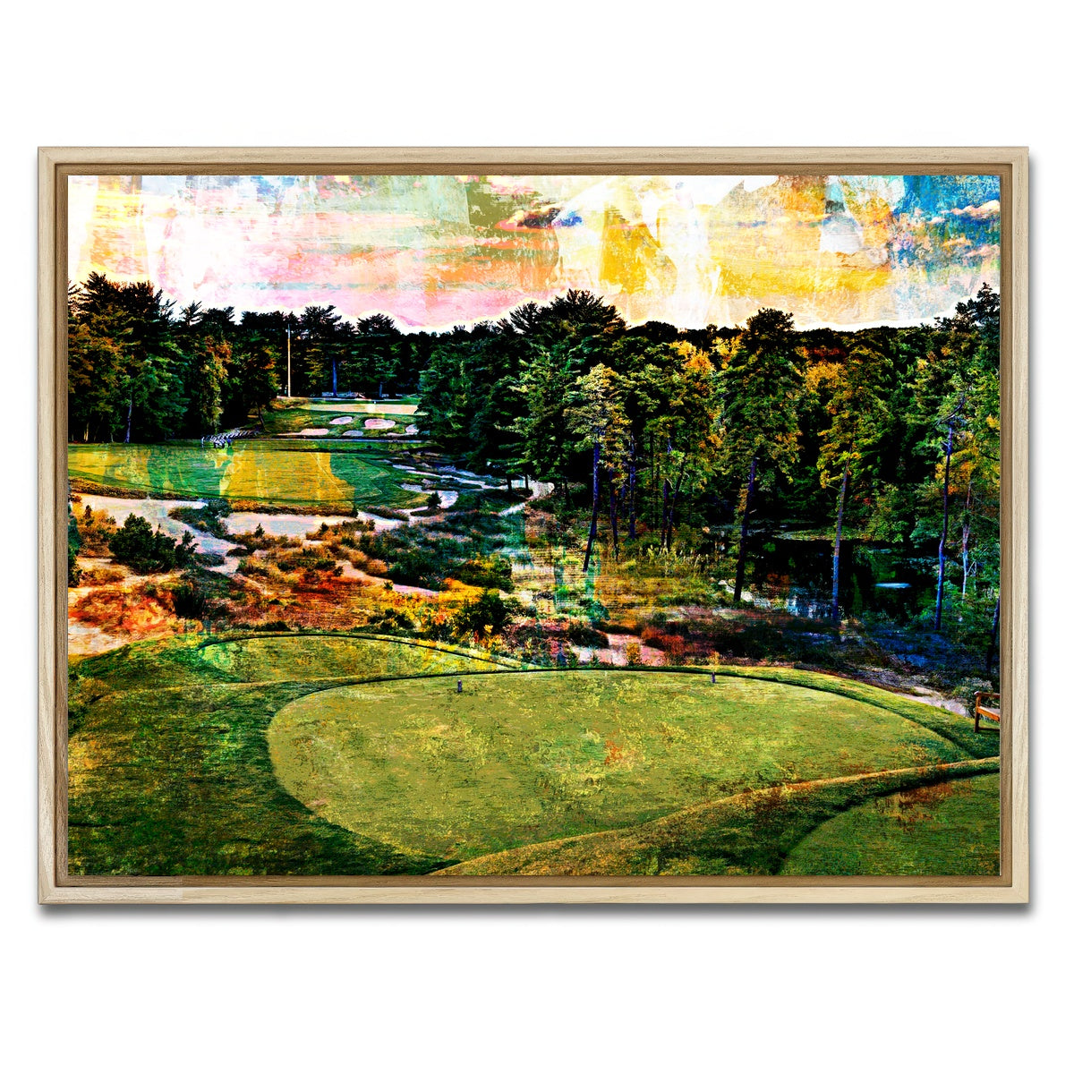 AUTO-MOCKUP WHITE | Pine Valley | 1 Piece | Natural Framed Canvas | group=4x3